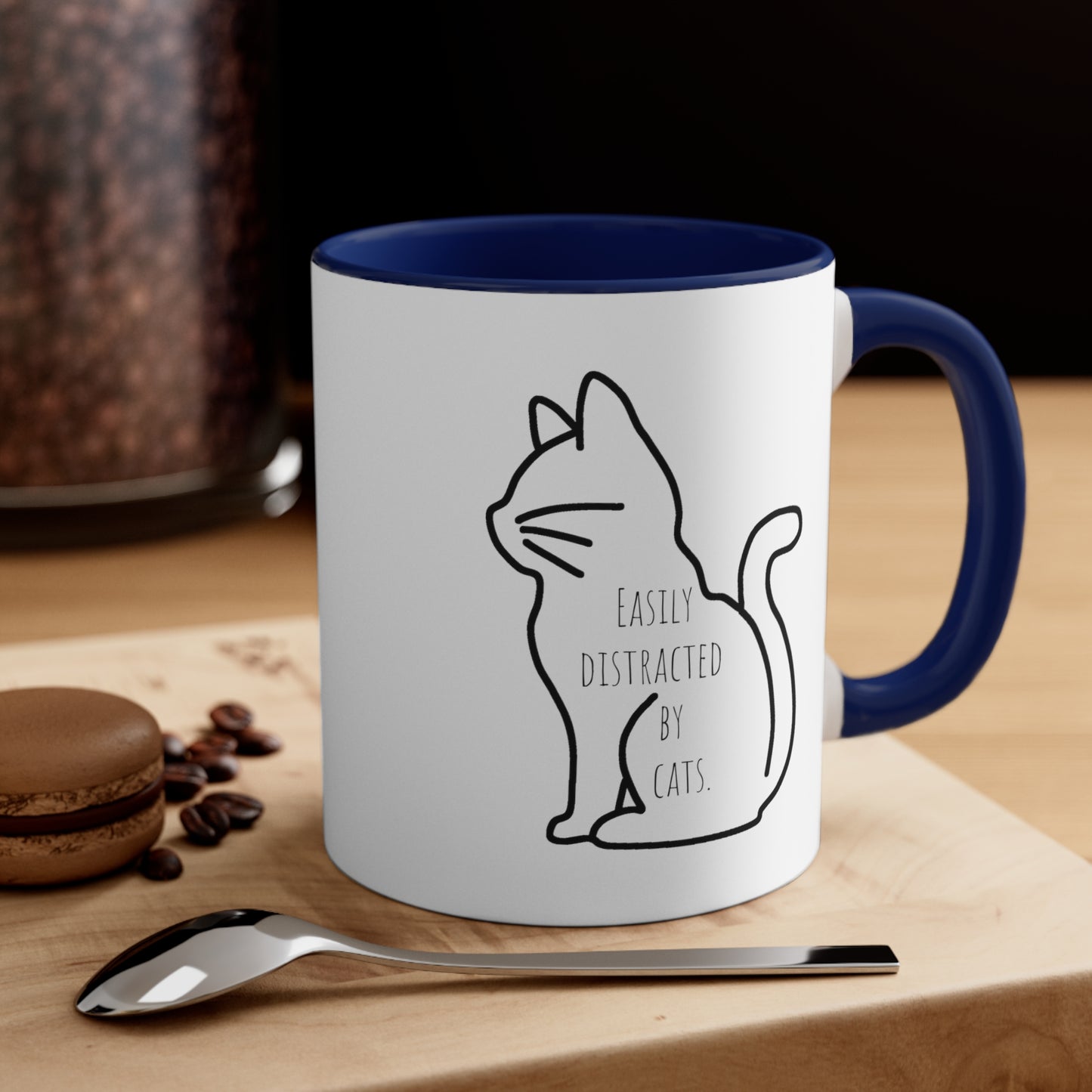 Easily distracted by cats mug 11oz gift Christmas gift for her gift favorite aunt gift coffee lover gift tea gift for her coffee Mug 11oz