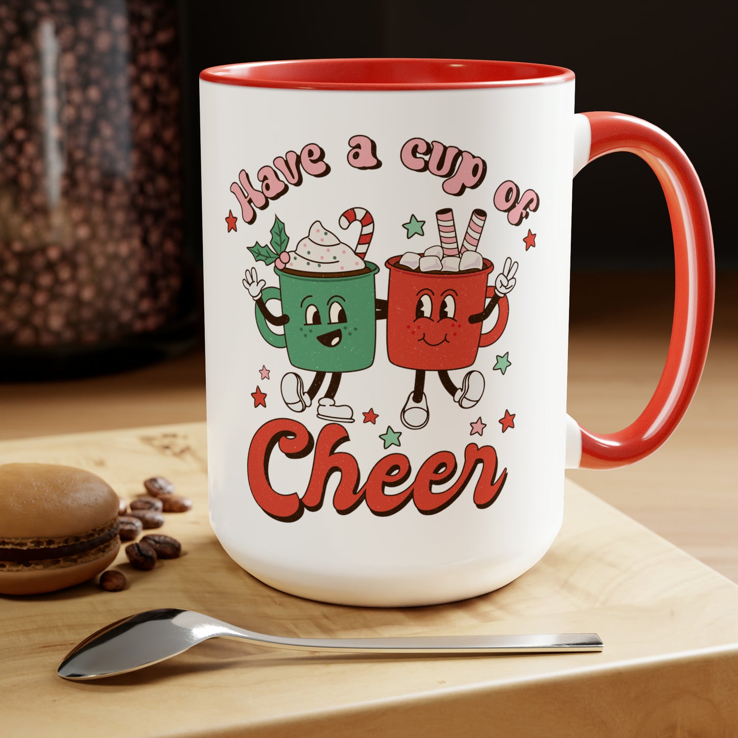 Copy of Cup of cheer mug Christmas mug grumpy Coffee Mug Fucking glorious morning mug gift for her Mug funny gift for wife tea Christmas gift 15oz