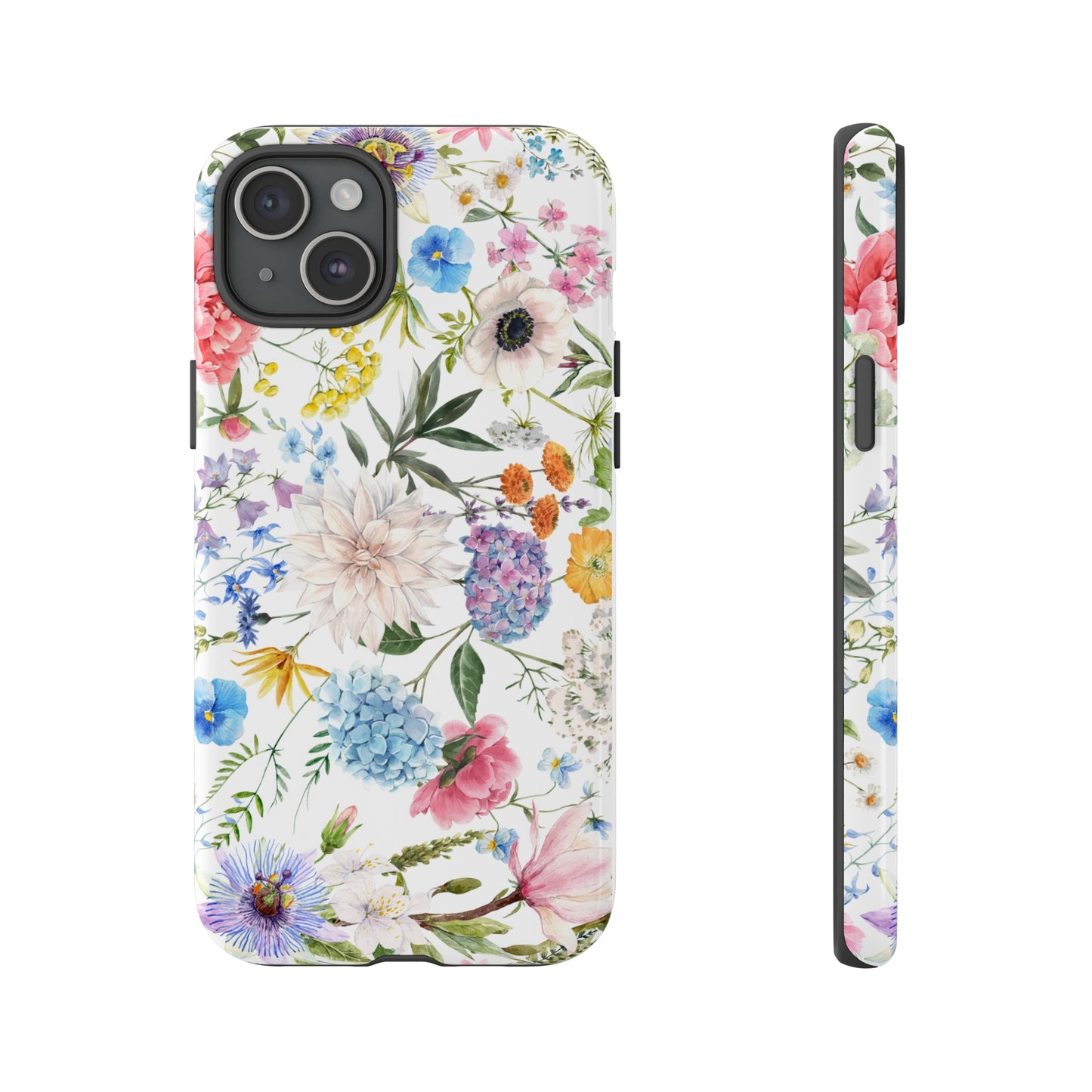 Floral phone case mother's day gift best friend gift for her gift for him flower cell phone cases Tough Cases