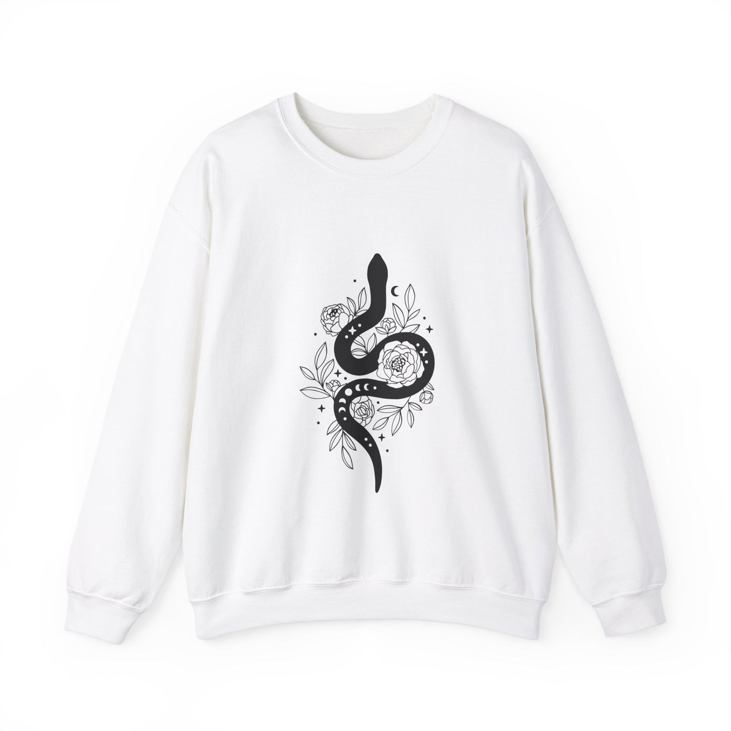 Witchy snake Sweatshirt snake lover gift floral sweater best friend gift Womens Sweatshirt concert merch Tee christmas gift