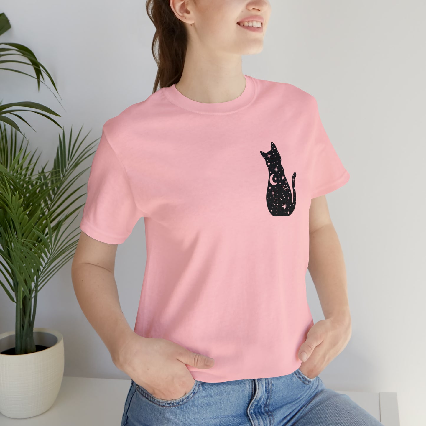 Cat Halloween shirt Witches Halloween T shirt Halloween Sweater Christmas Gift for Cat Lover Gift, Black Cat Gift for Cat Mom Gift moon