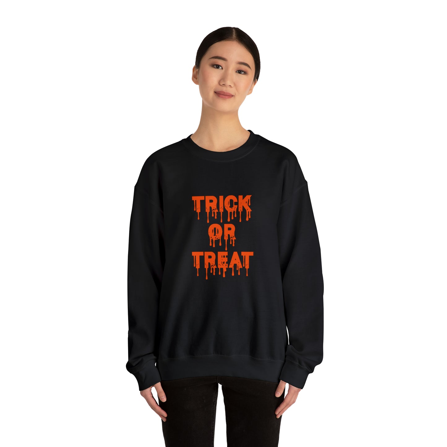 Trick or Treat Funny Halloween Sweatshirt Funny Halloween Horror Shirt, Halloween Funny Tee unisex gift gift for her for him