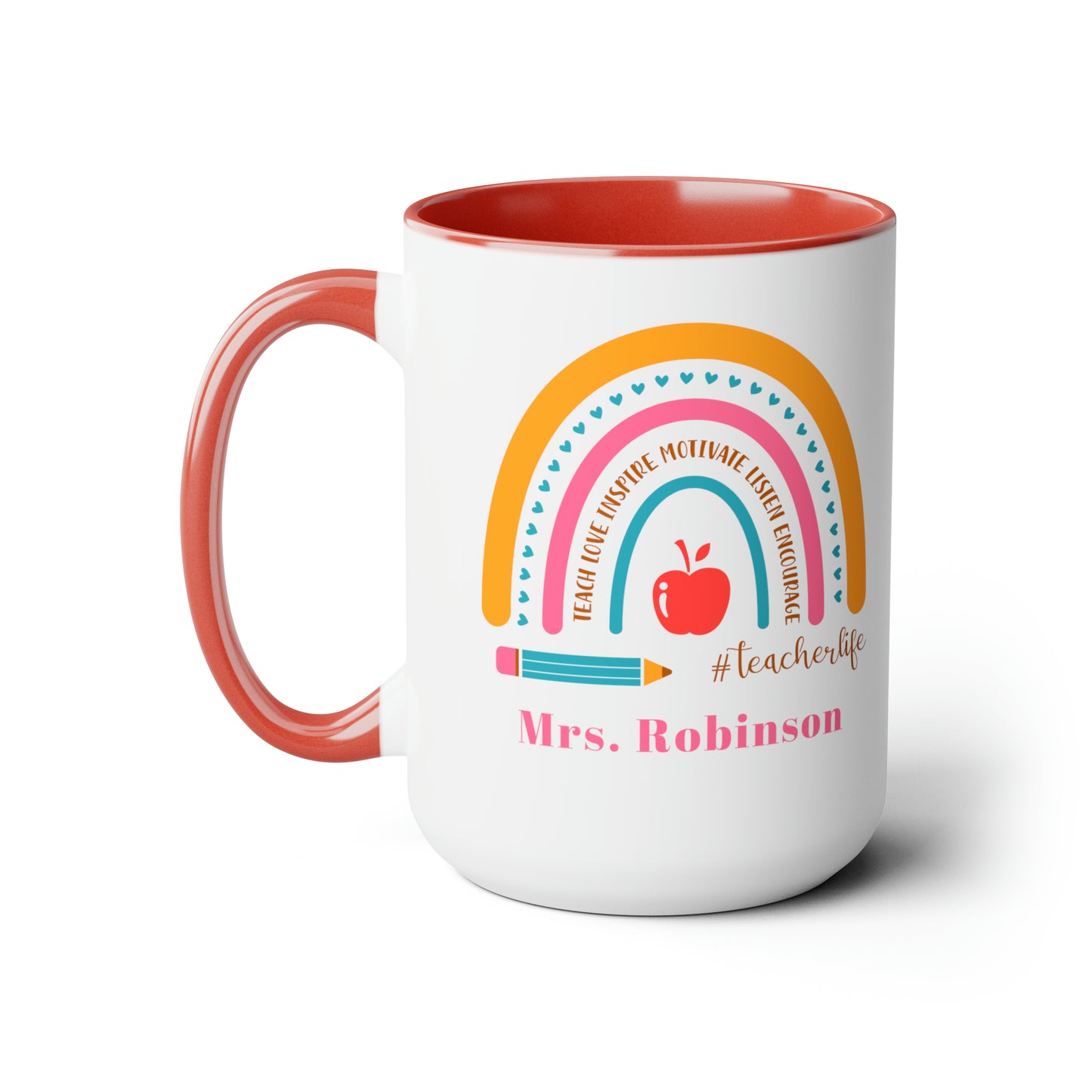 Personalized name mug custom teacher gift teacher appreciation vibes  lady mug Supervisor mug Coffee Mug gift for her Mug wife Coffee Mug