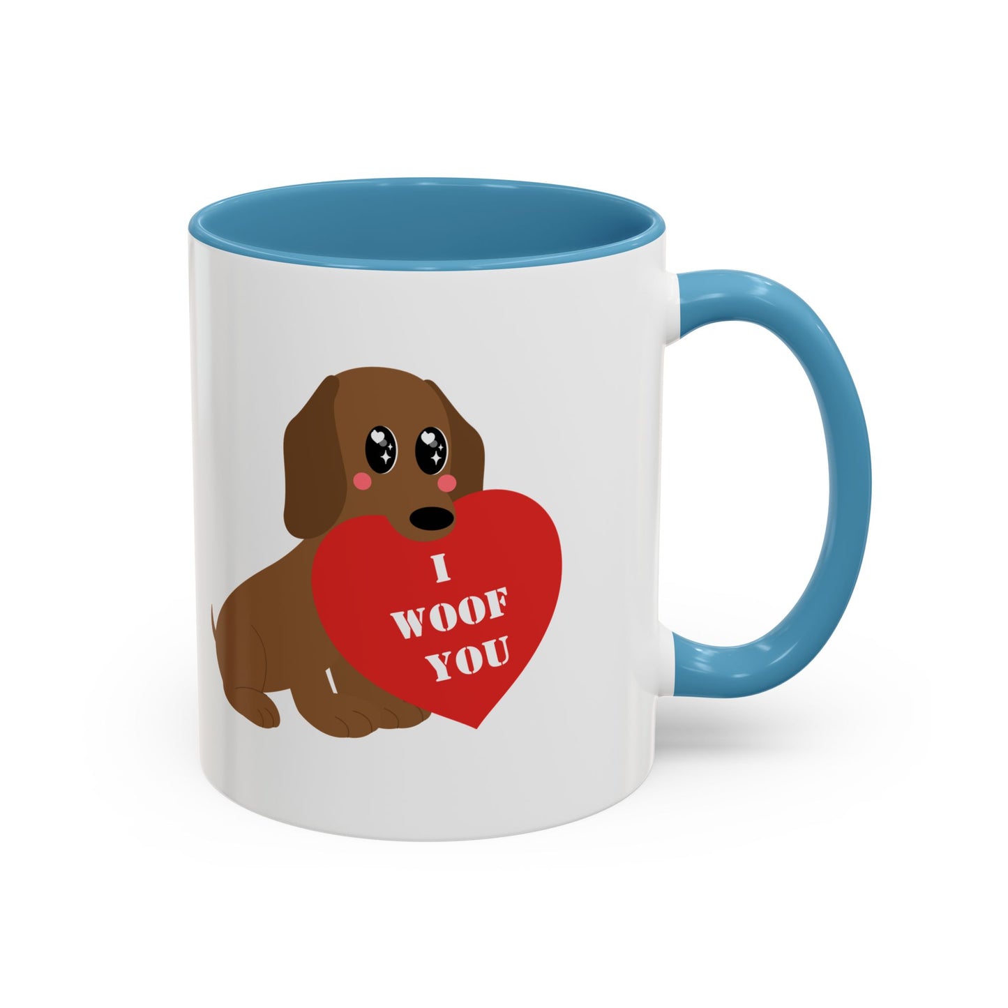 Dog lover mug I woof you mug Valentines day mug i love you Galantines day Bestie gift for her gift tea Mug Coffee Gift for Mom vday gift