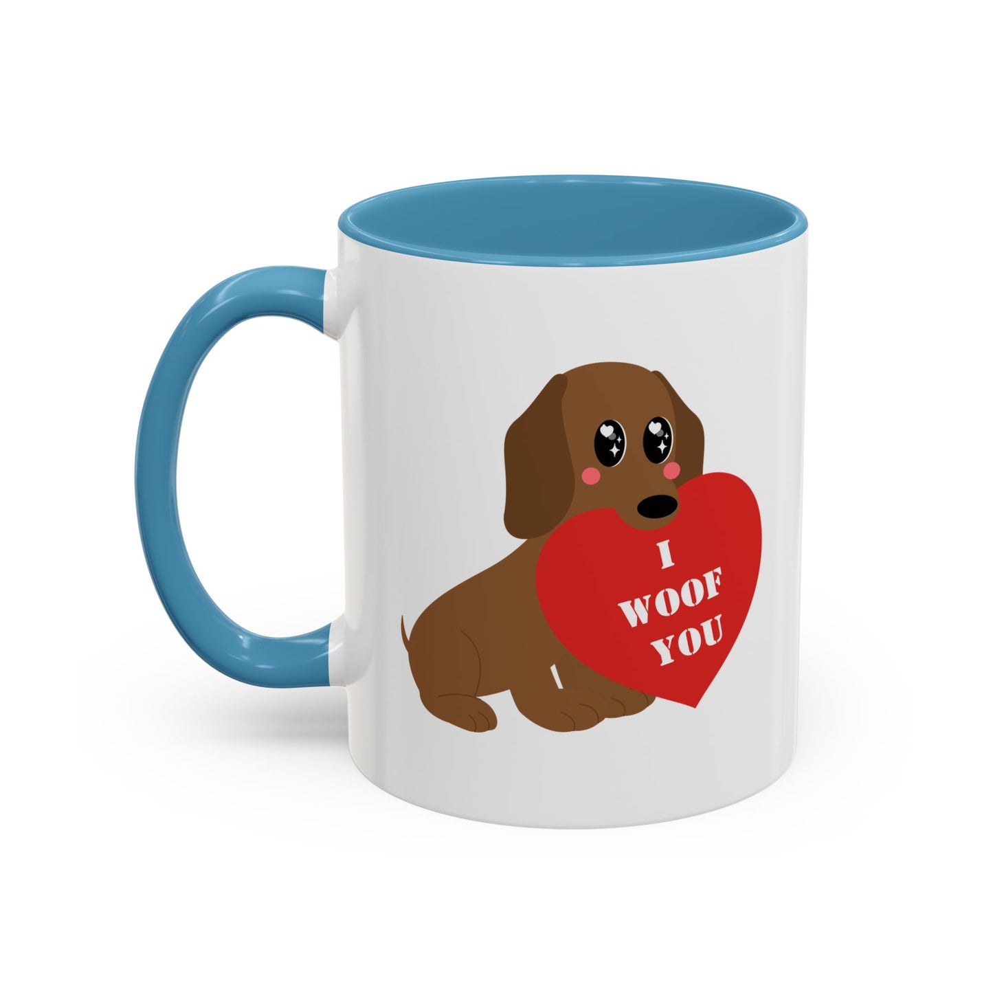 Dog lover mug I woof you mug Valentines day mug i love you Galantines day Bestie gift for her gift tea Mug Coffee Gift for Mom vday gift