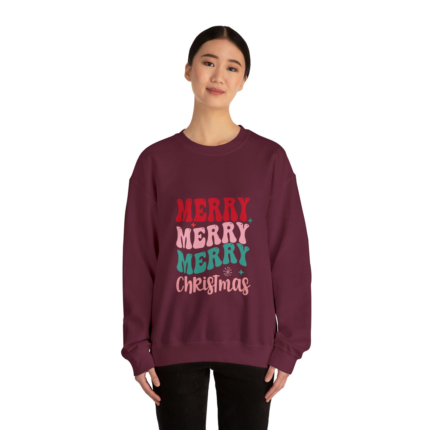Merry Christmas sweater Mama claus sweater Festive sweater Bright Christmas sweatshirt gift for her gift for Women Holiday Christmas gift