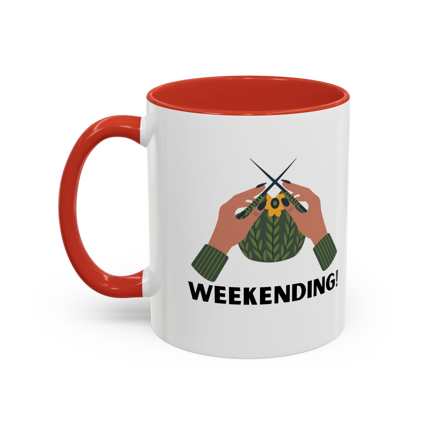 Knitting weekending mug coffee lover weekending vibes mug Coffee Mug swift Funny Coffee Cup Cat Lady Gift Cat Lover Gift Cat Mom christmas