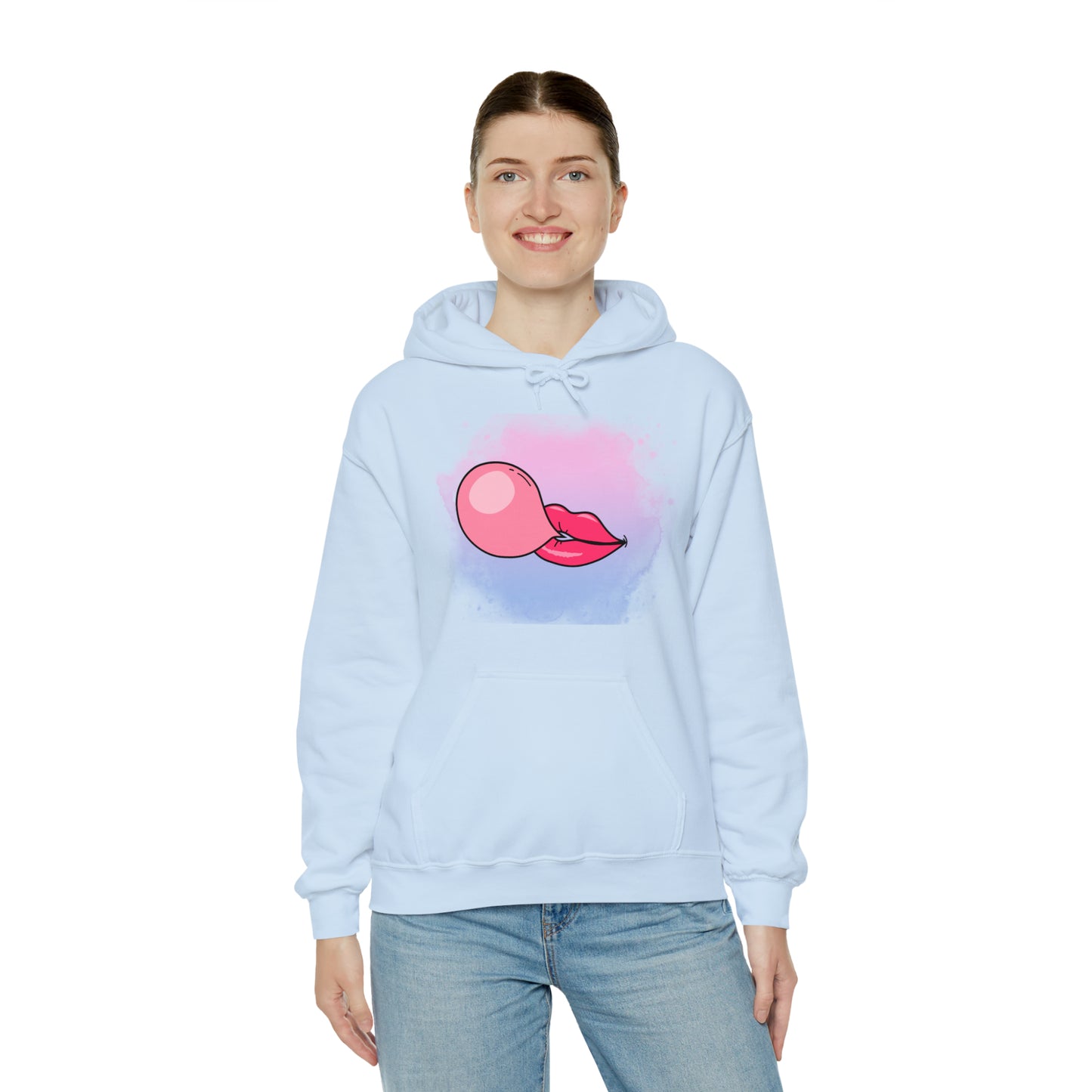 Bubble Gum kiss Hoodie, Summer Bubblegum shirt, Birthday gift for her, Galantine gift for her, best friend gift,birthday vacation,Unisex