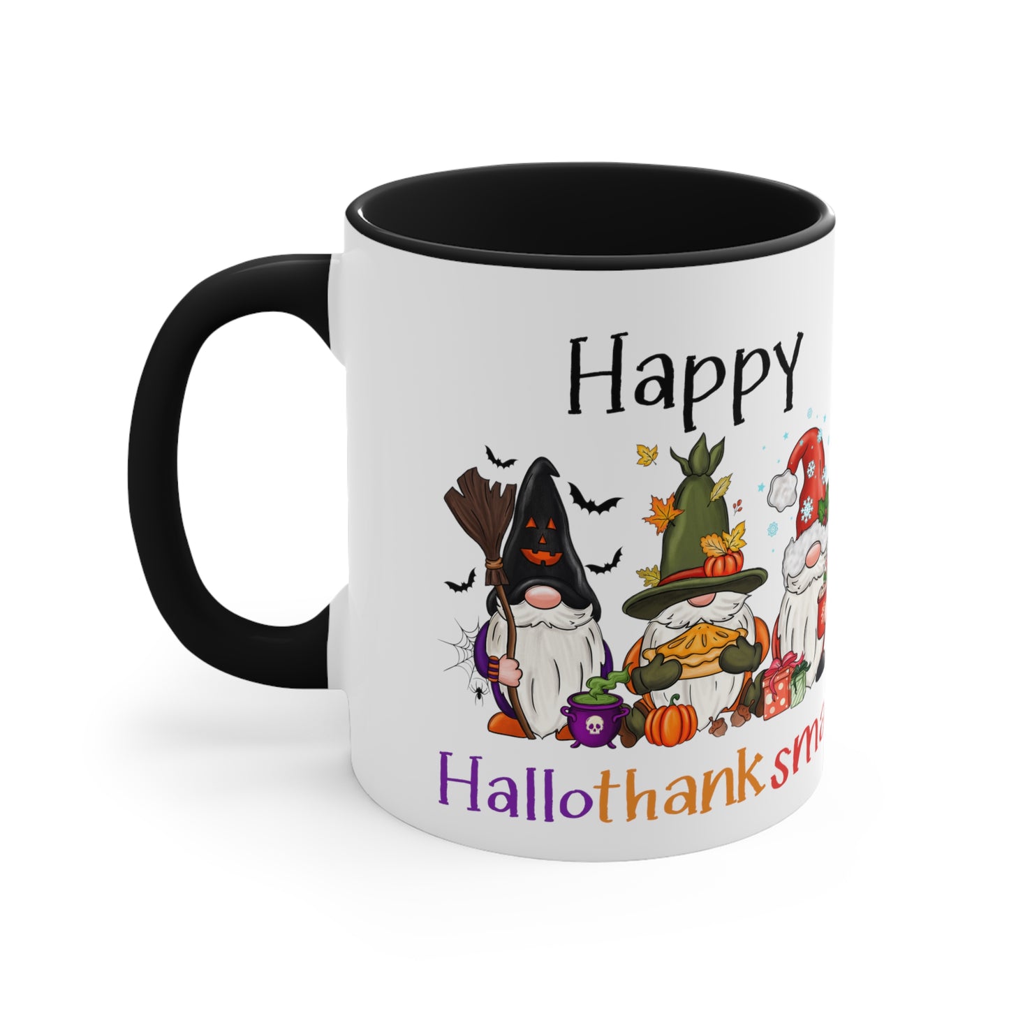 Gnome lover gift Halloween Mug Happy Hallothanksmas Spooky Teacher gift Appreciation mug gift coffee mug gift for her gift for him 11oz