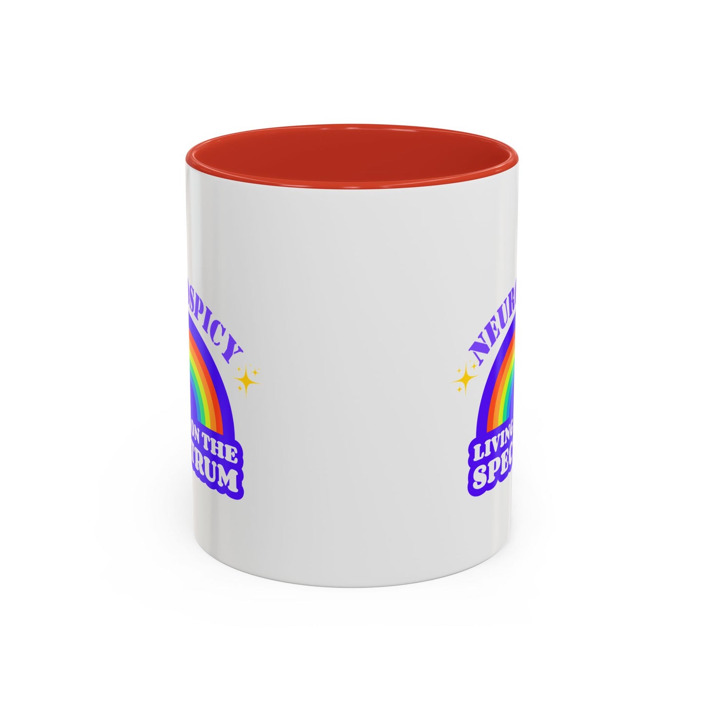 Neurospicy mug Morning affirmations mug NeuroDivergent mug rainbow mug On the spectrum gift Christmas gift for her gift for him bestie Mug