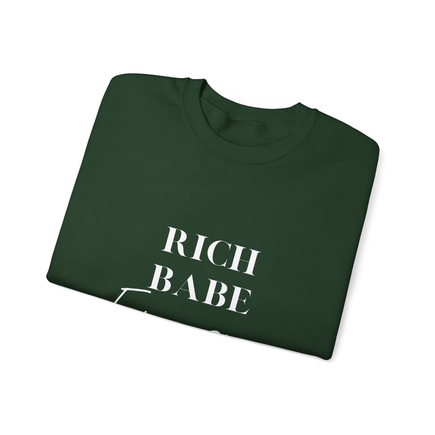Rich Babe energy sweater funny gift for her bestie gift galentine sweater funny Valentine's sweater gift for him entrepreneur gift birthday