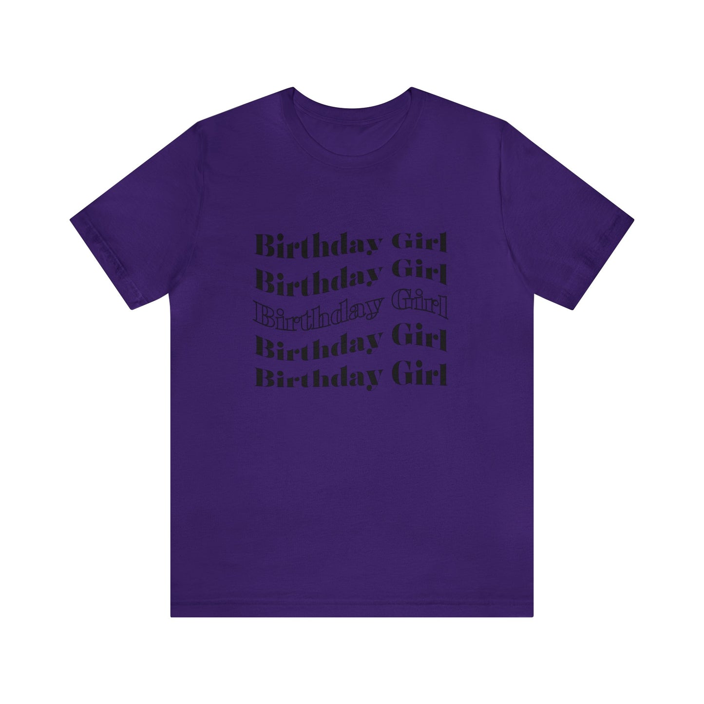 Birthday girl shirt gift for her best friend gift wavy shirt birthday party attire month funny T-shirt birthday gift Christmas gift for him