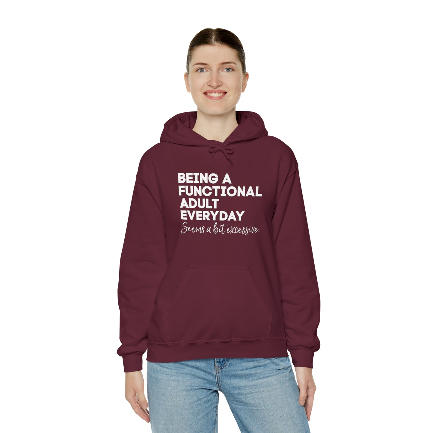 Being a functional adult sweater funny sweashirt birthday gift Christmas gifts Sweatshirt Gift for him Gift