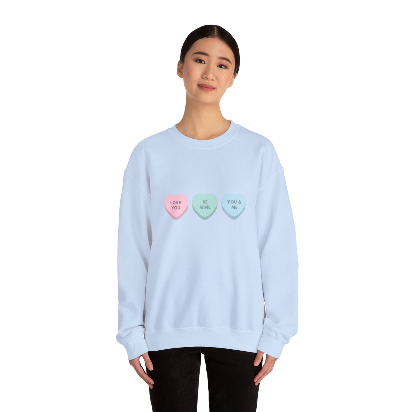 Valentines Day sweatshirt Gift for her gift for him valentines crew neck be mine candy sweater funny sweater Love shirt Valentine's shirt