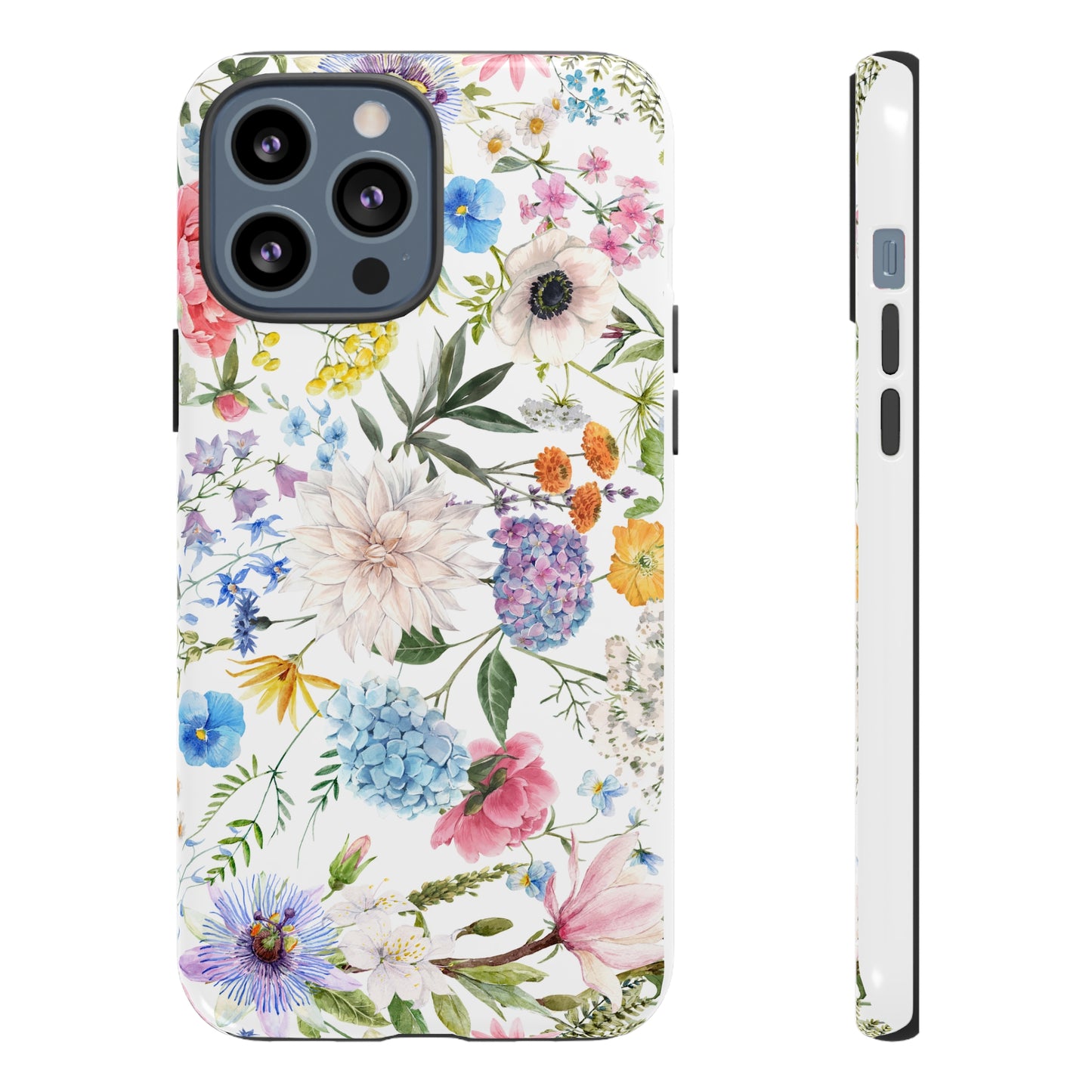 Floral phone case mother's day gift best friend gift for her gift for him flower cell phone cases Tough Cases