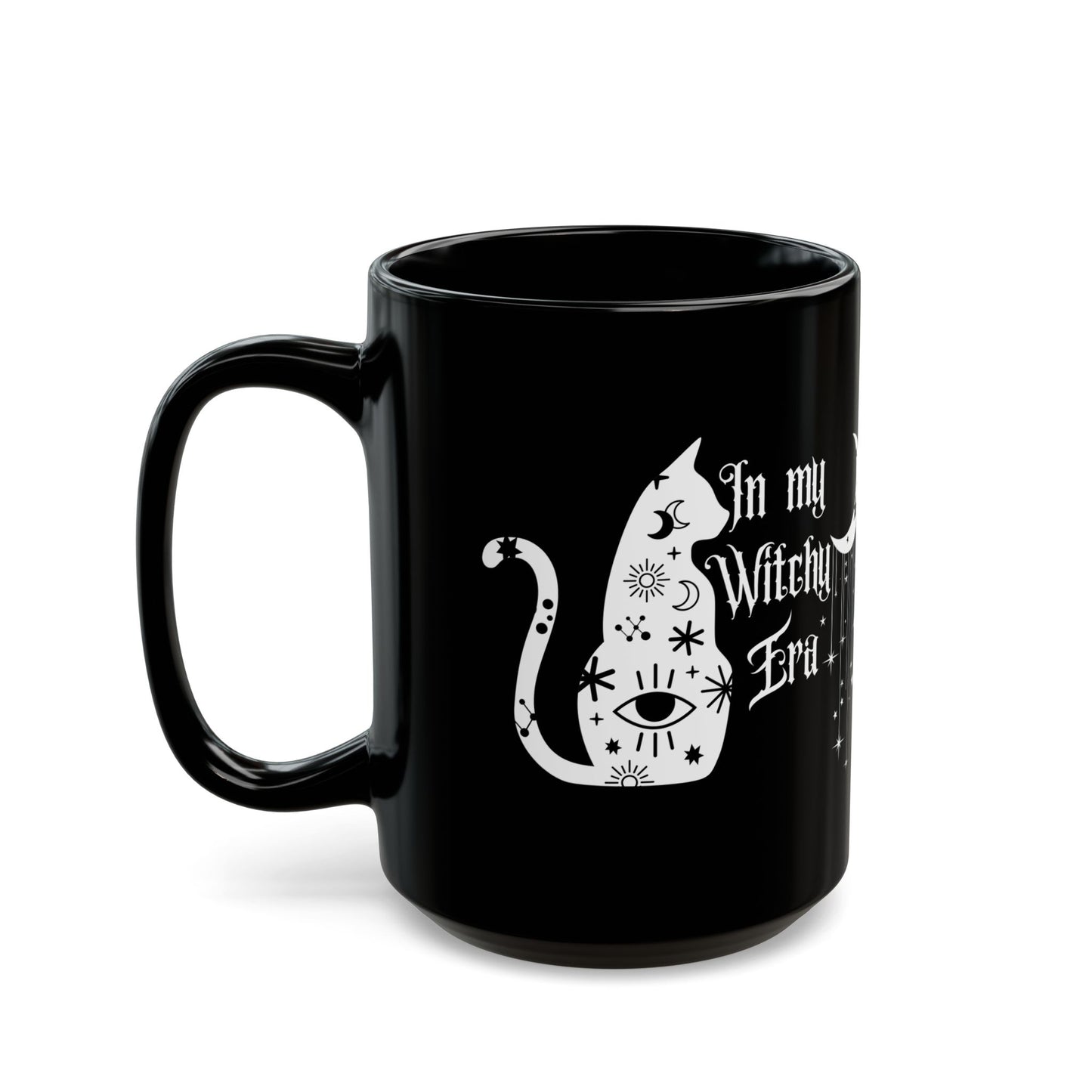 Halloween mug Witchy gift Black cat mug moon gift Spooky things mug I like spooky funny gift best friend gift Christmas BlackMug(11oz,15oz)