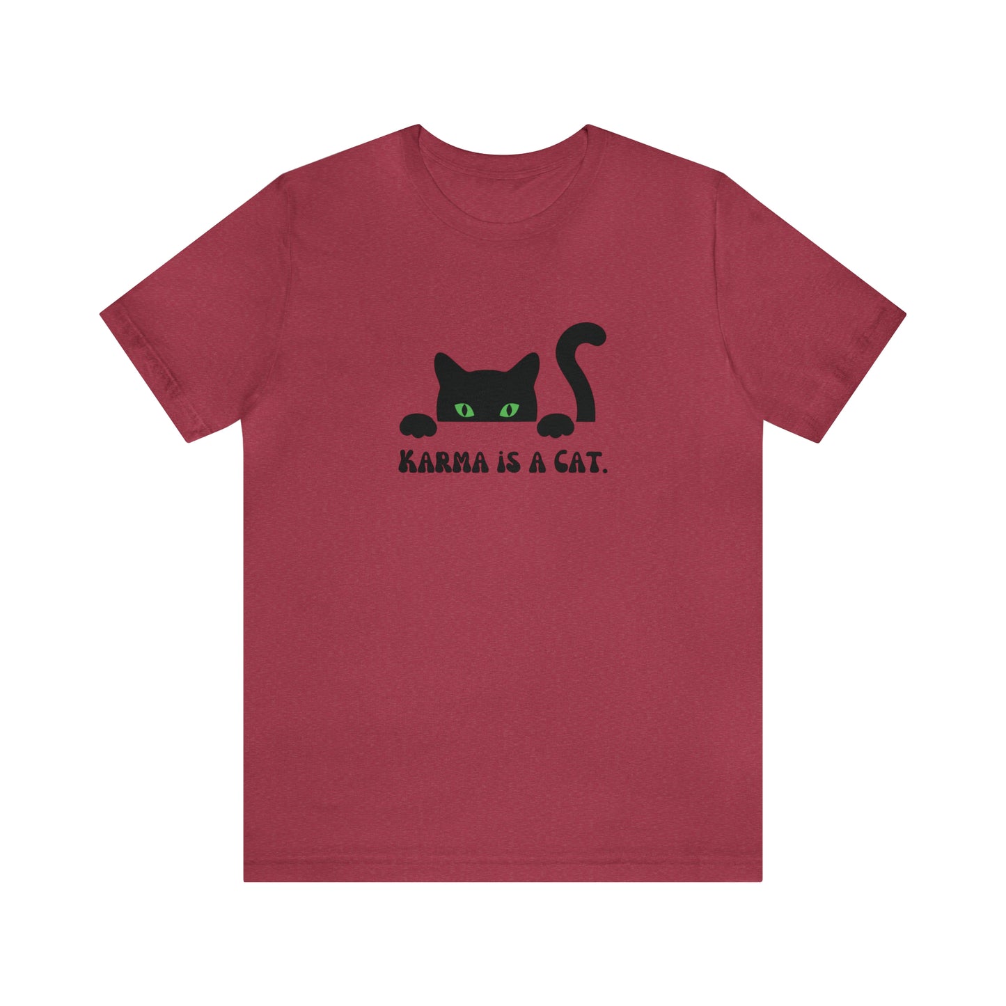 Karma is a cat shirt Cat lover tshirt book lover shirt Taylor witchy cat Shirt Halloween Cat Gift for Cat Lover Gift for Cat swiftie shirt