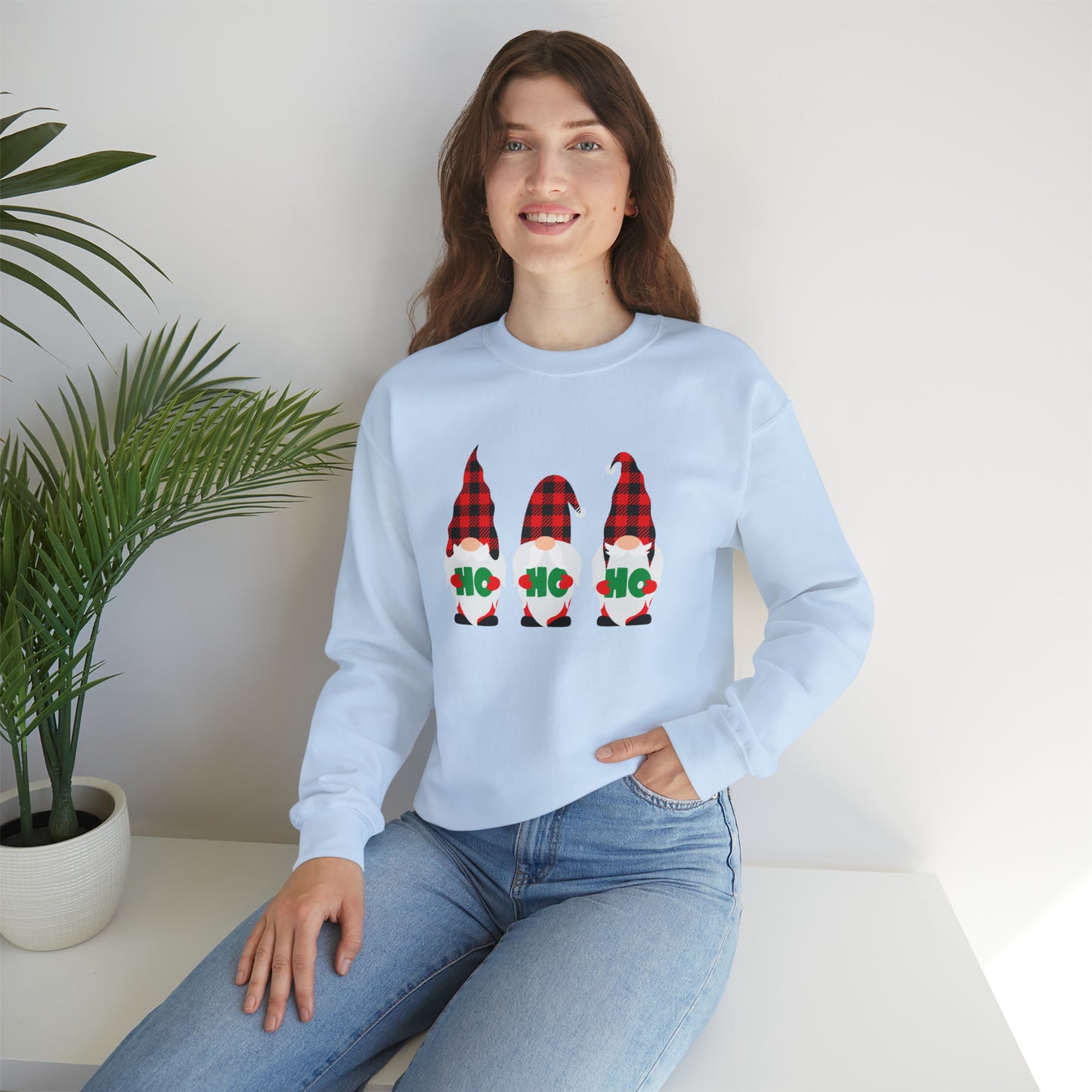 Gnome Christmas sweater funny gnome sweater gift for her personalized kids sweatshirt Christmas gift for her Gift for mom Birthday gift