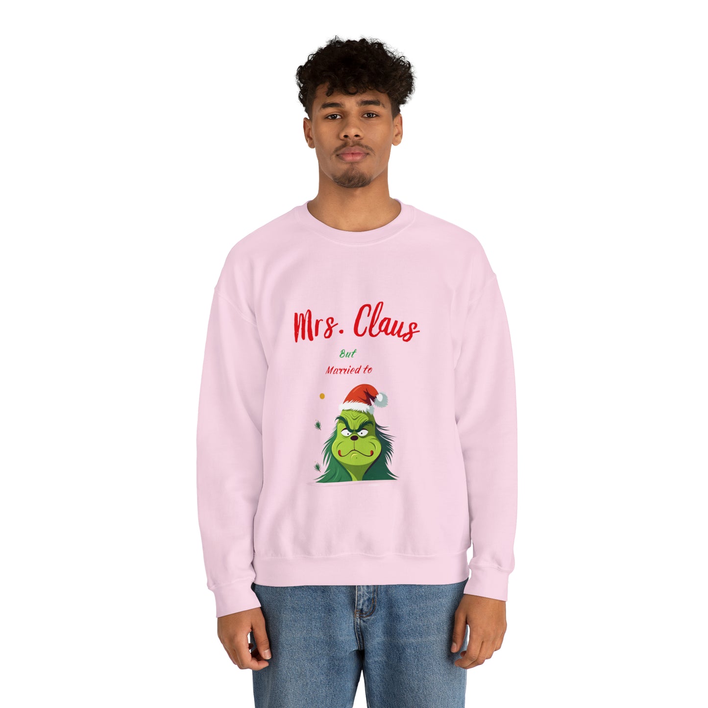 Mrs Claus sweater married to the grinch sweatshirt Merry Christmas Sweatshirt for Women Christmas Shirt Holiday Christmas gift for her