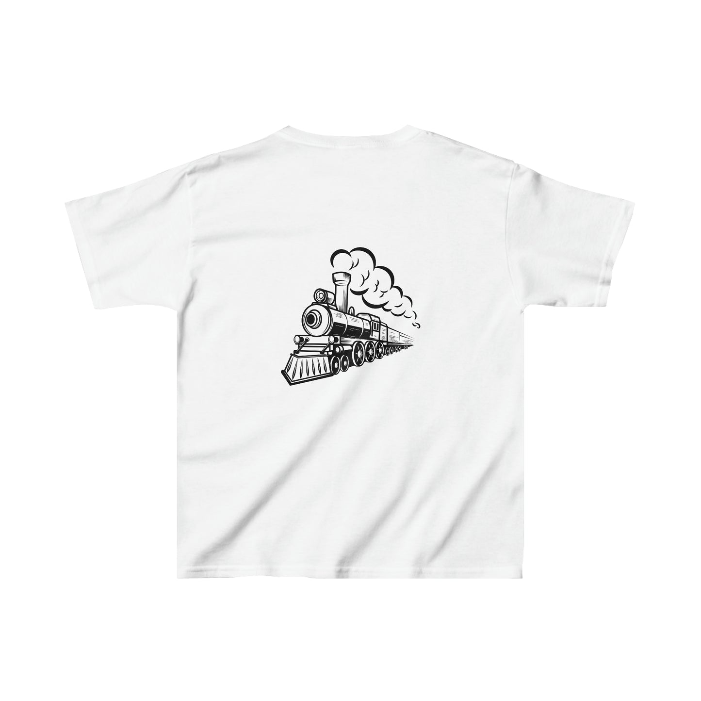 All aboard the train shirt Birthday boy shirts birthday girl shirt Kids Heavy Cotton™ Tee