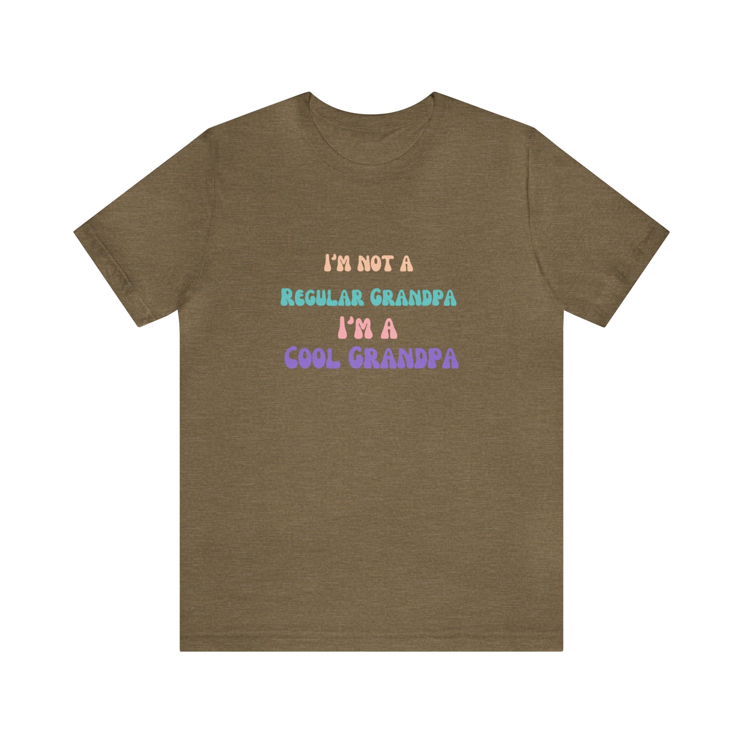 I'm a cool grandpa shirt gift for dad grandpa shirt