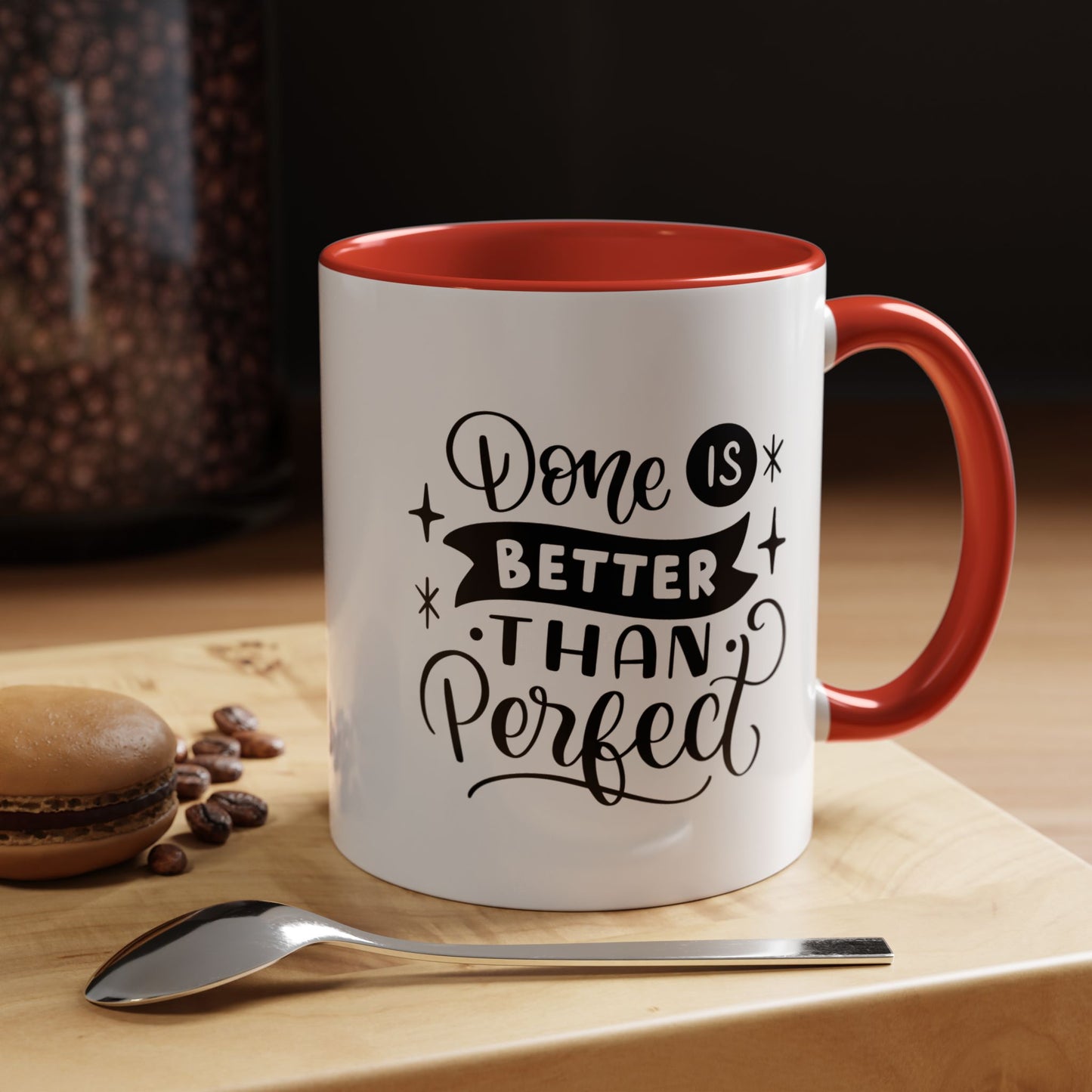 Motivational mug New year motivation Done is better than perfect mug Morning affirmation mug Christmas gift for her gift for him bestie gift