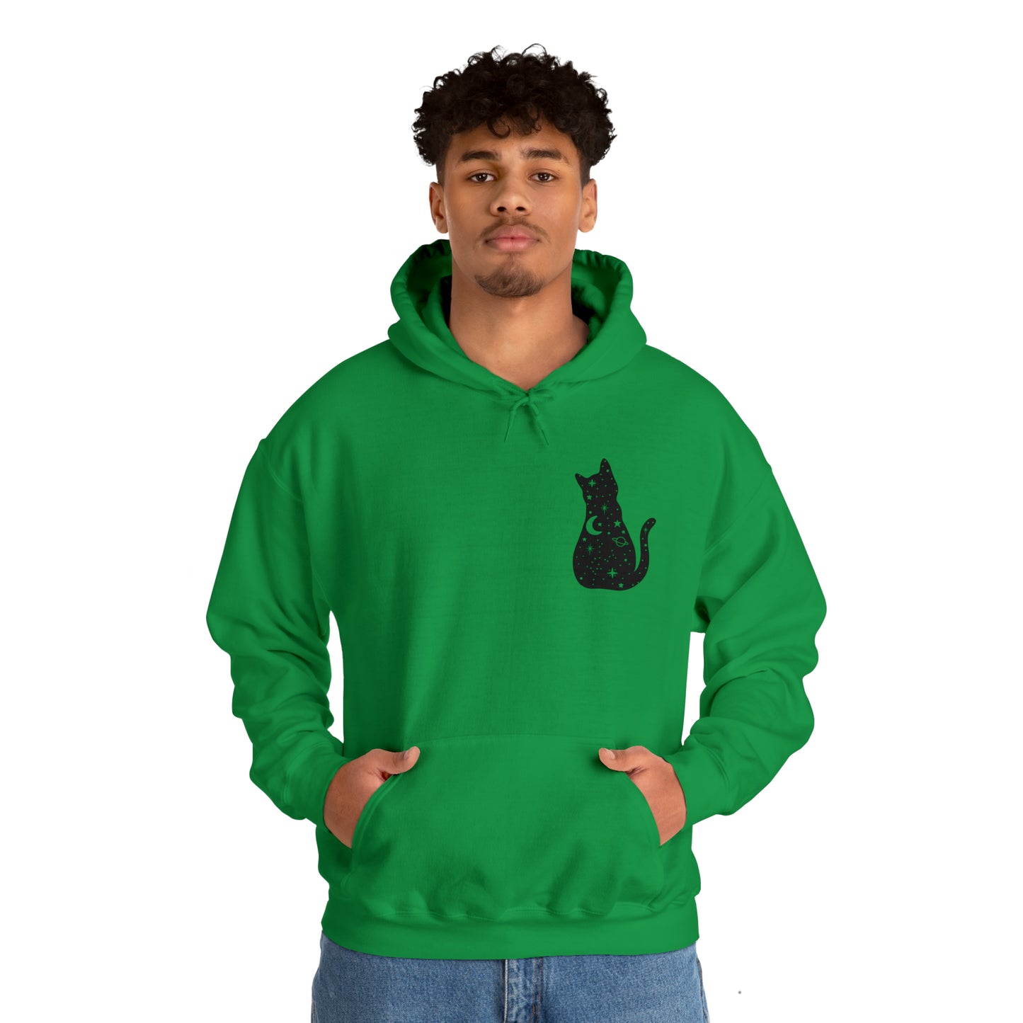 Halloween Sweatshirt Black Cat Shirt Halloween Sweater Halloween Cat Sweatshirt Gift for Cat Lover Gift Black Cat Gift for Cat Mom Gift Moon