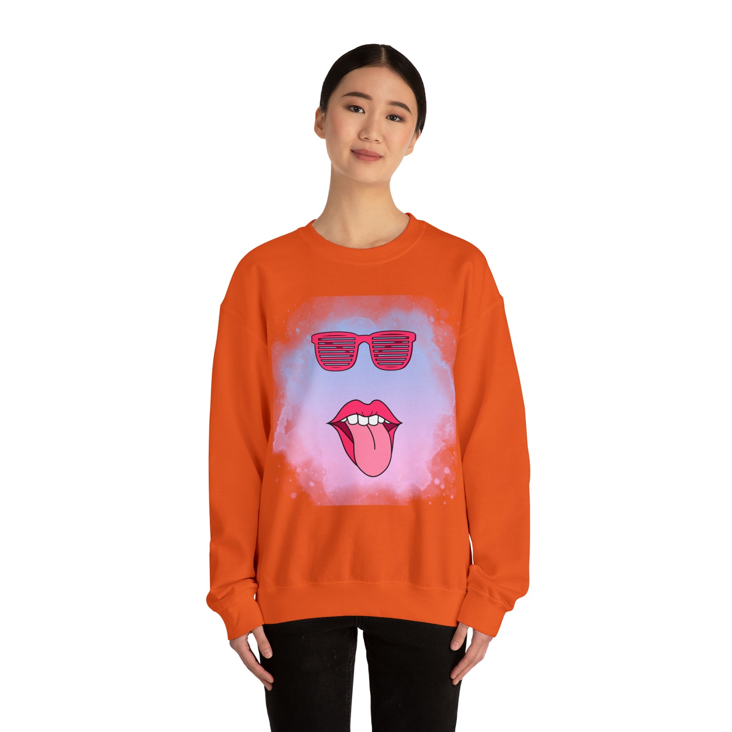 Lip Sunglasses Hoodie, Bubble Gum kiss Hoodie, Fun Summer shirt, Birthday gift for her, Galantine travel sweatshirt, Unisex