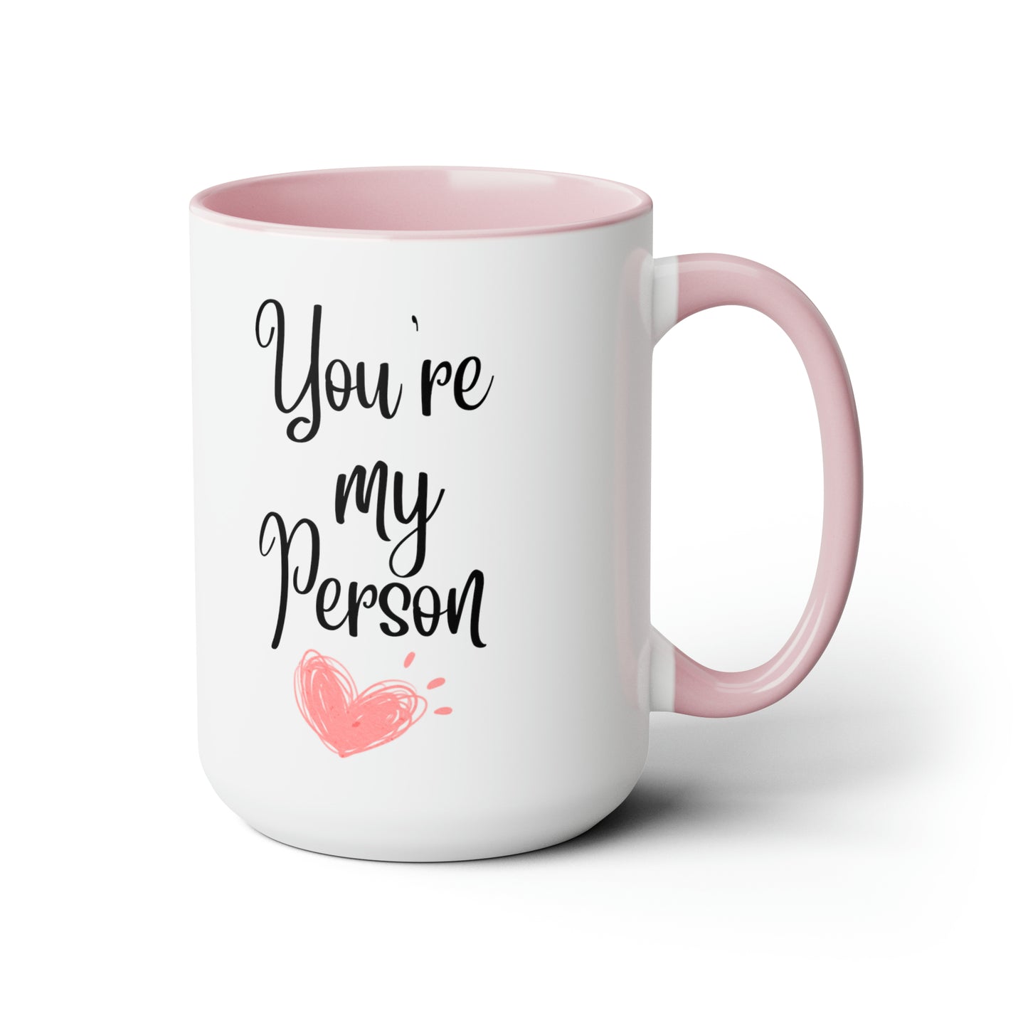You're my person mug Christmas mug gift for mom gift mug Floral mug gift for her Mug funny gift for wife Coffee Mug Christmas gift