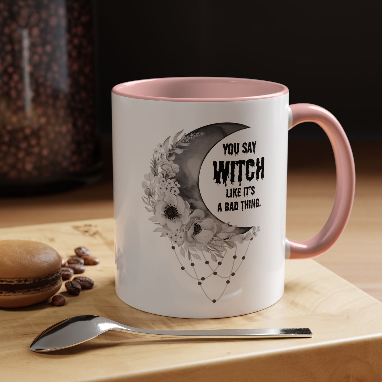 Witch mug Halloween mug Spooky things mug office funny gift best friend gift Christmas word fuck sarcastic humour gift Coffee Mug(11, 15oz)