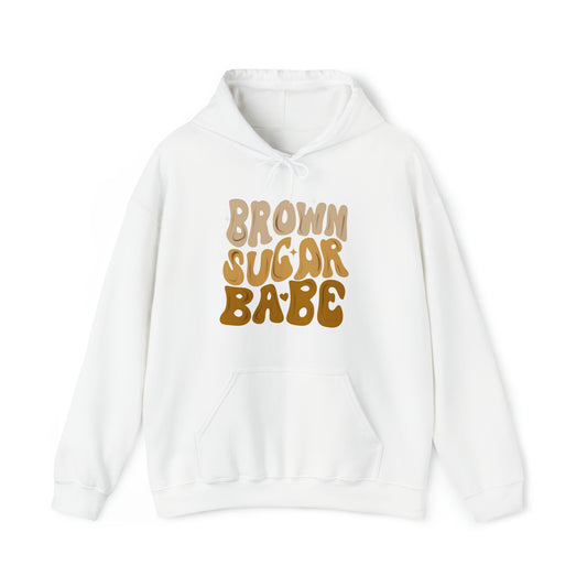 Brown sugar babe hoodie, gift for her, best friend gift, birthday vacation, Unisex Heavy Blend Hooded Sweatshirt