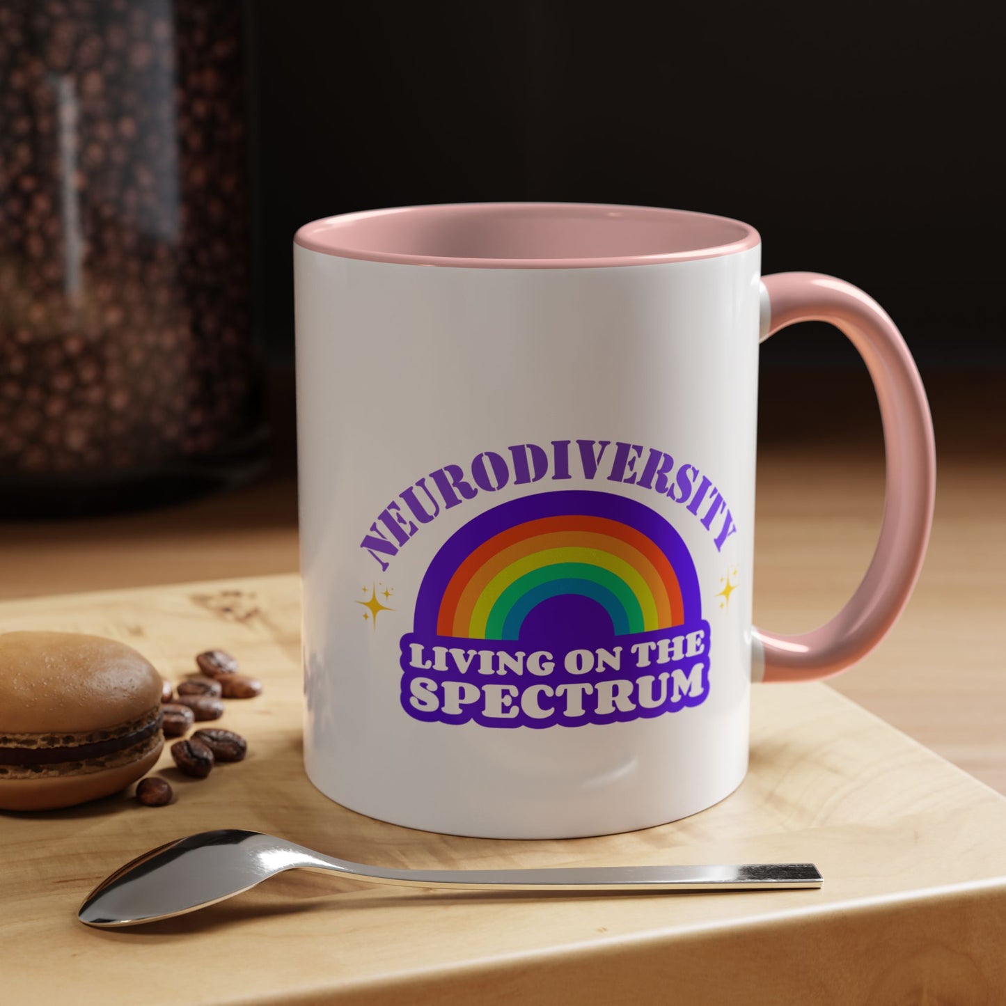 NeuroDivergent mug Morning affirmations mug neurospicy mug rainbowmug On the spectrum gift Christmas gift for her gift for him bestie Mug