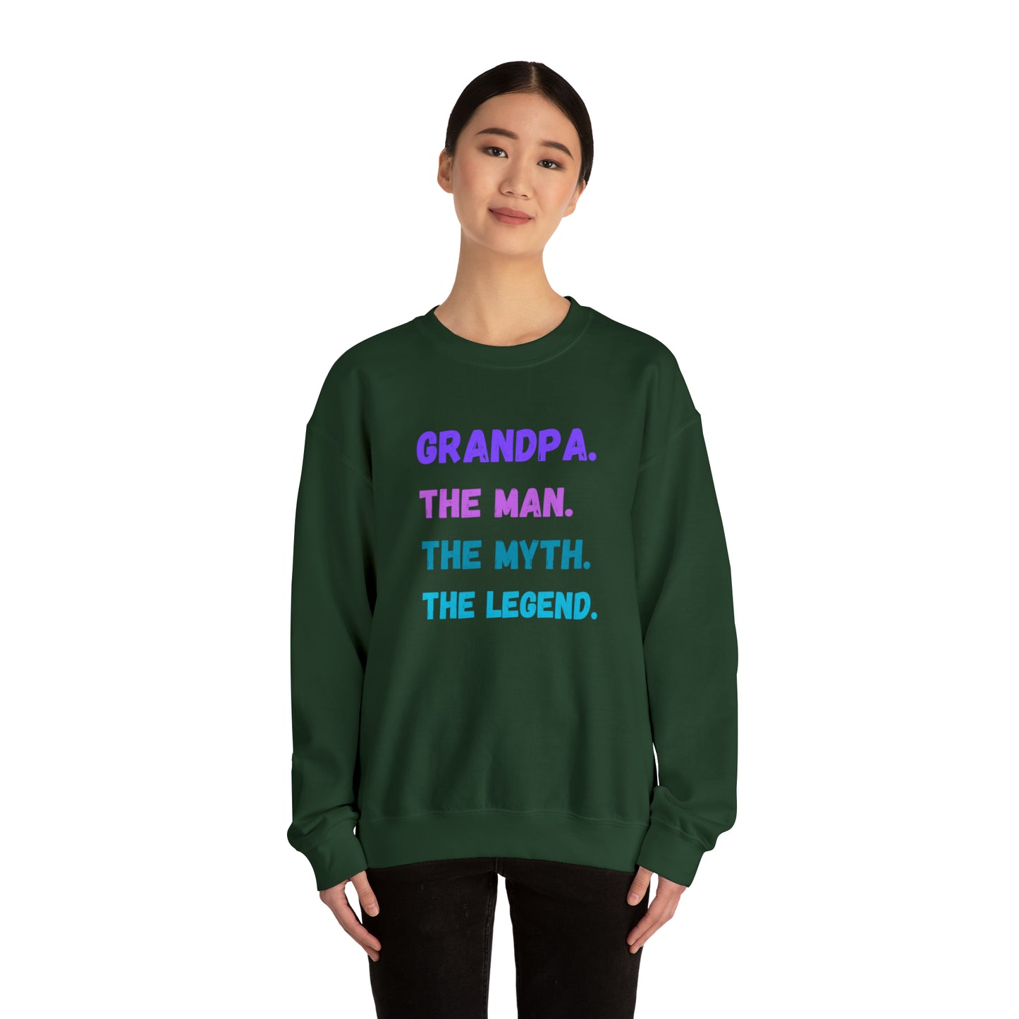 Grandpa the man the myth the legend sweatshirt gift for Dad and me shirts Father's day gifts best friend sweater Christmas gift for dad