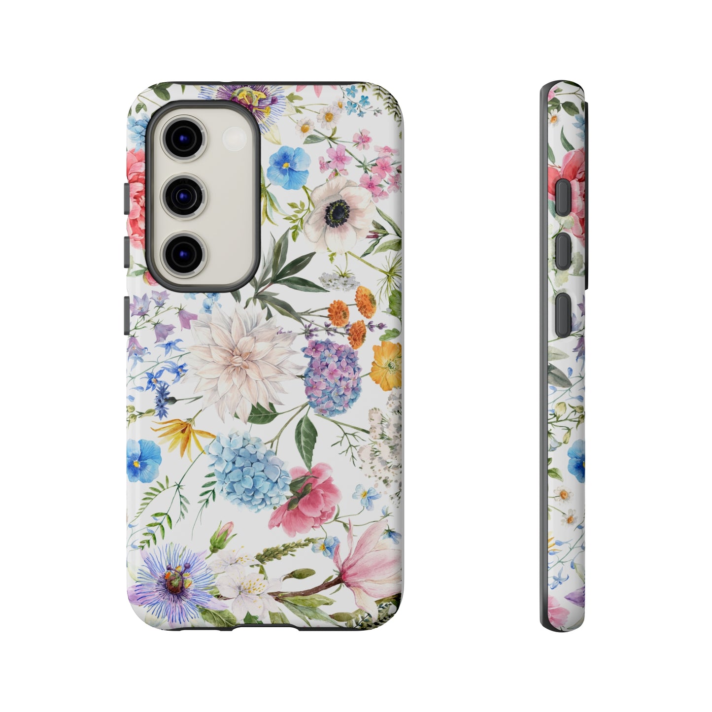 Floral phone case mother's day gift best friend gift for her gift for him flower cell phone cases Tough Cases