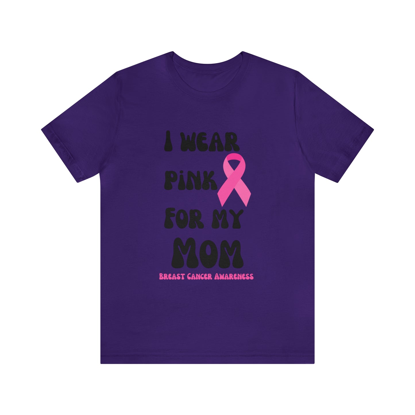 Breast cancer awareness shirt I wear pink tshirt for my mom shirt survivor Shirt October pink awareness Gift Christmas gift