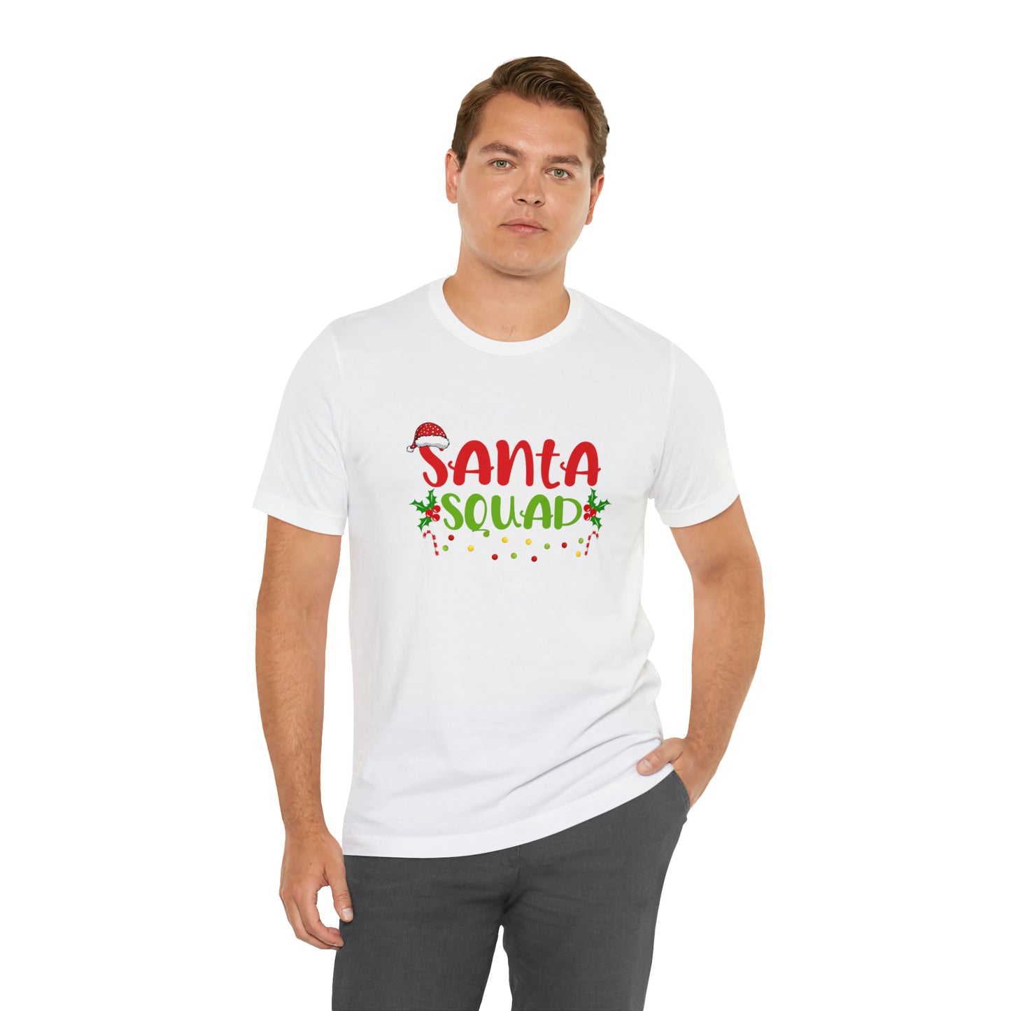 Santa's squad Matching Family Christmas Shirts Santa claus Hat family tshirts Family Christmas Shirt Xmas Tee Custom Christmas Tshirt photos