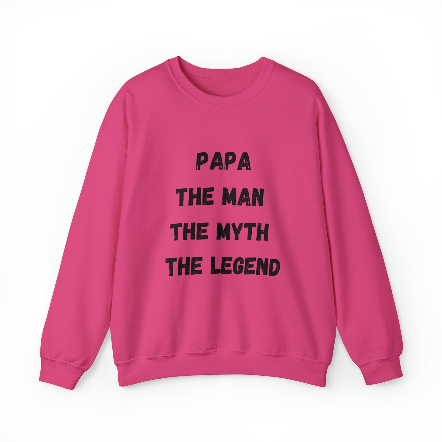Papa the man the myth the legend Sweatshirt, Gift for Dad sweater father'sday tshirt, Daddy and me Christmas gift, best friend