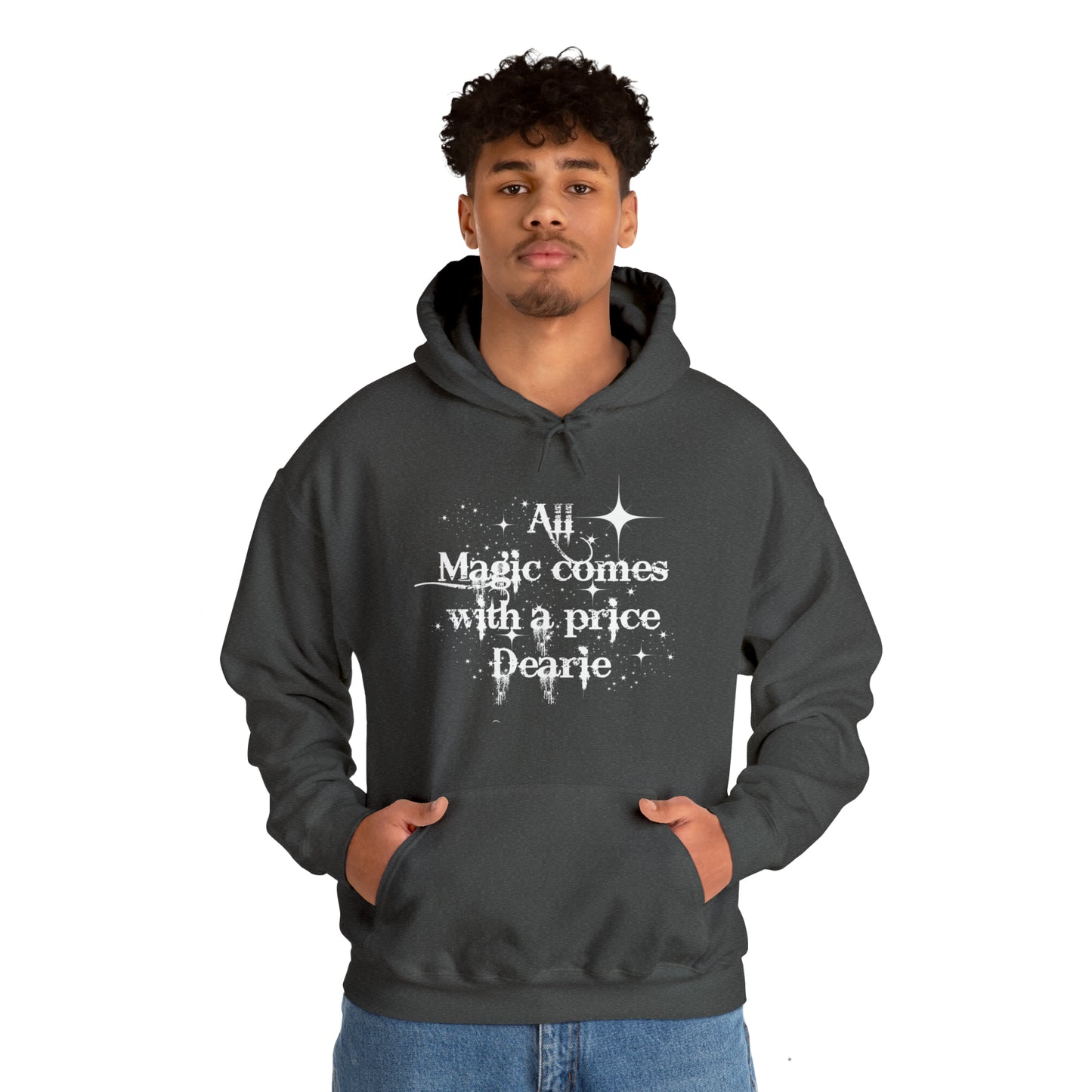 All magic comes with a price Dearie hoodie,OUAT Fan gift, Rumpelstiltskin gift for her, Christmas gift, Unisex Heavy Blend Hooded Sweatshirt