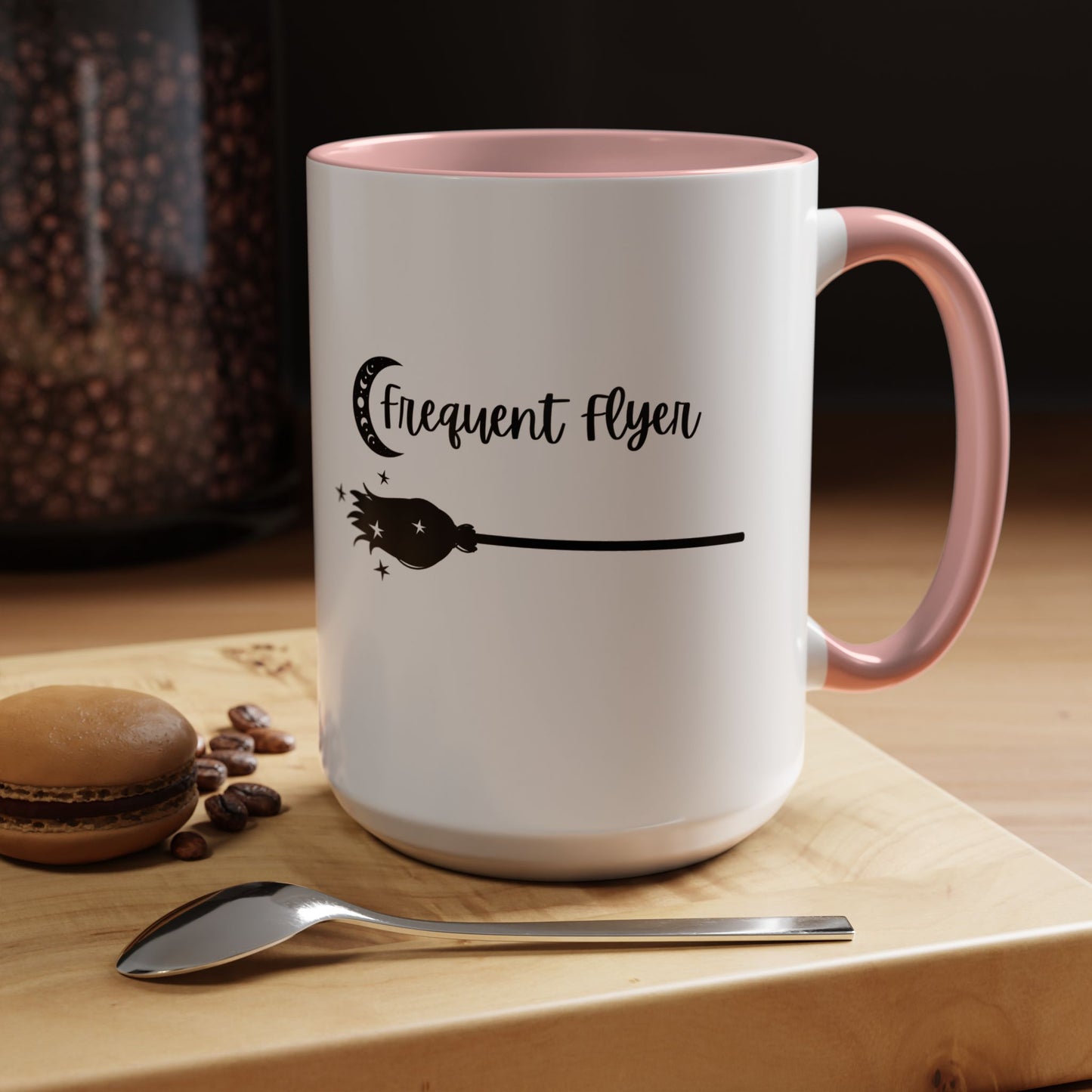 Witches mug Frequent flyer mug wizards broom mug Witchy Halloween mug cauldron ghost wicked mug bestie gift Coworker Gift Boss Christmas