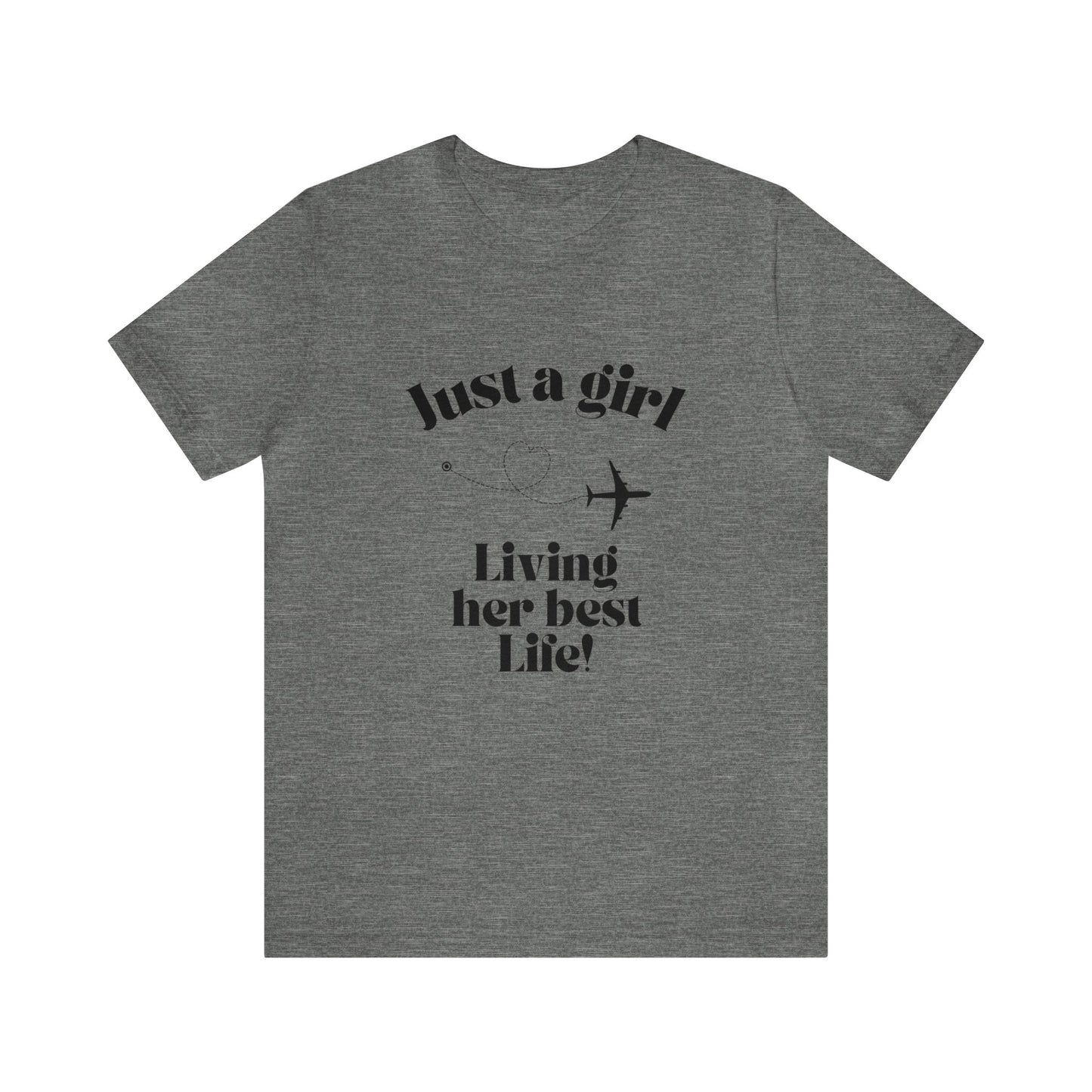 Just a girl living her best life shirt funny travel gift for her chicken shirt girlfriend shirt birthday Shirt Matching travel Tees