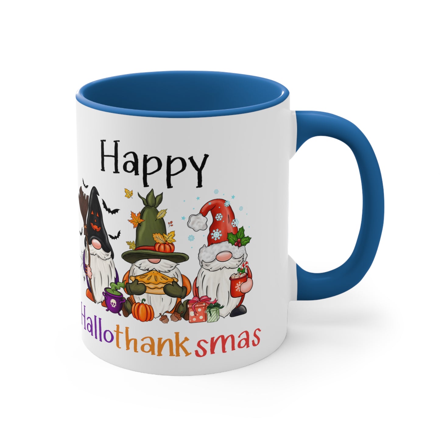 Gnome lover gift Halloween Mug Happy Hallothanksmas Spooky Teacher gift Appreciation mug gift coffee mug gift for her gift for him 11oz