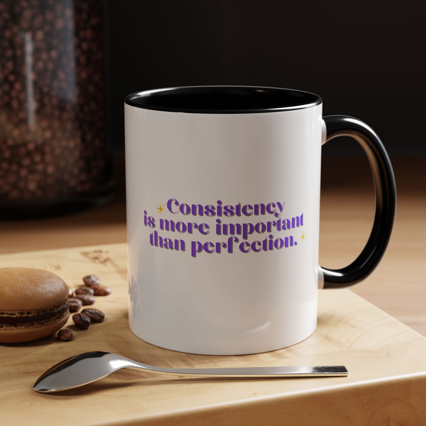 Consistency is better than perfection mug motivational mug Galantines day mug Bestie gift for her gift for him tea Mug Coffee Gift for Mom