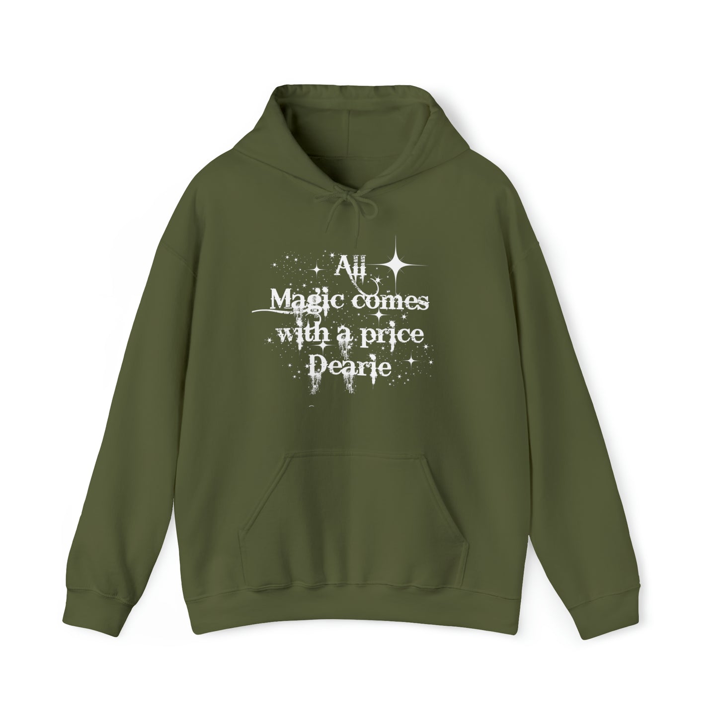 All magic comes with a price Dearie hoodie,OUAT Fan gift, Rumpelstiltskin gift for her, Christmas gift, Unisex Heavy Blend Hooded Sweatshirt