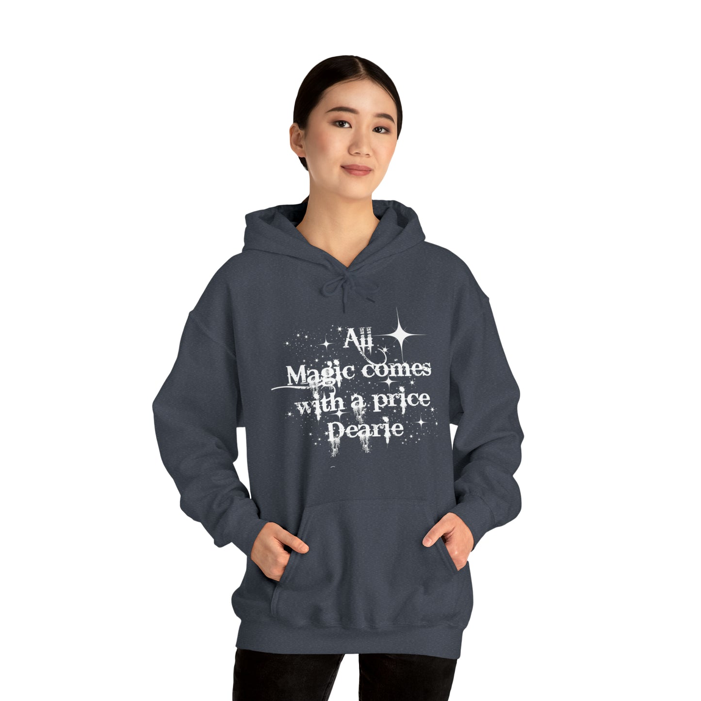All magic comes with a price Dearie hoodie,OUAT Fan gift, Rumpelstiltskin gift for her, Christmas gift, Unisex Heavy Blend Hooded Sweatshirt