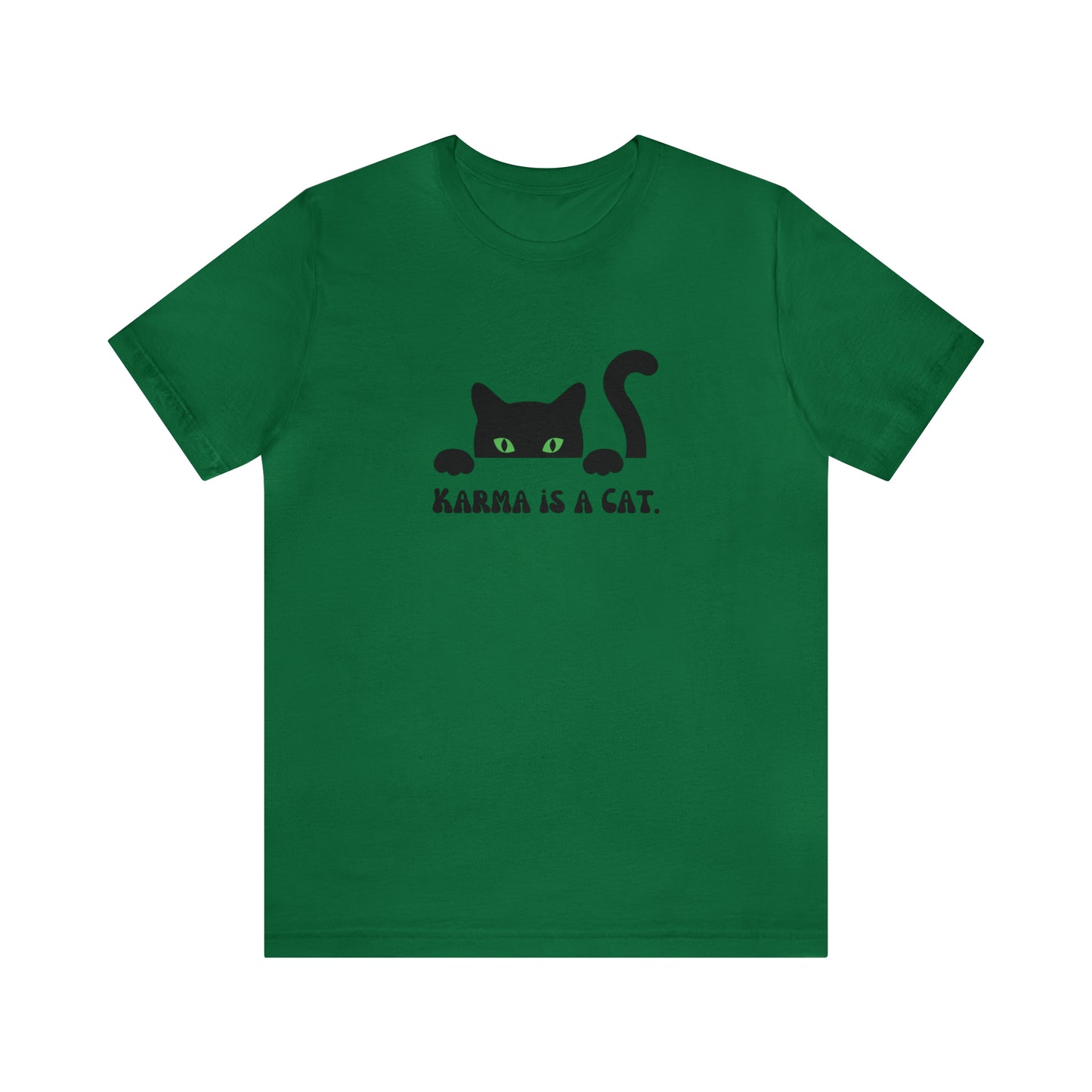 Karma is a cat shirt Cat lover tshirt book lover shirt Taylor witchy cat Shirt Halloween Cat Gift for Cat Lover Gift for Cat swiftie shirt