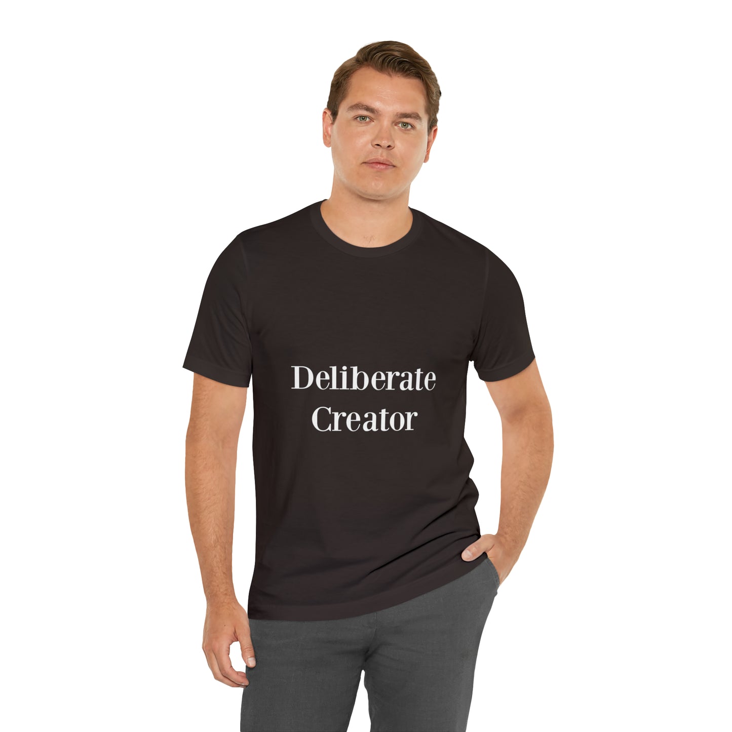 Deliberate creator tee,  Unisex Jersey Short Sleeve Tee