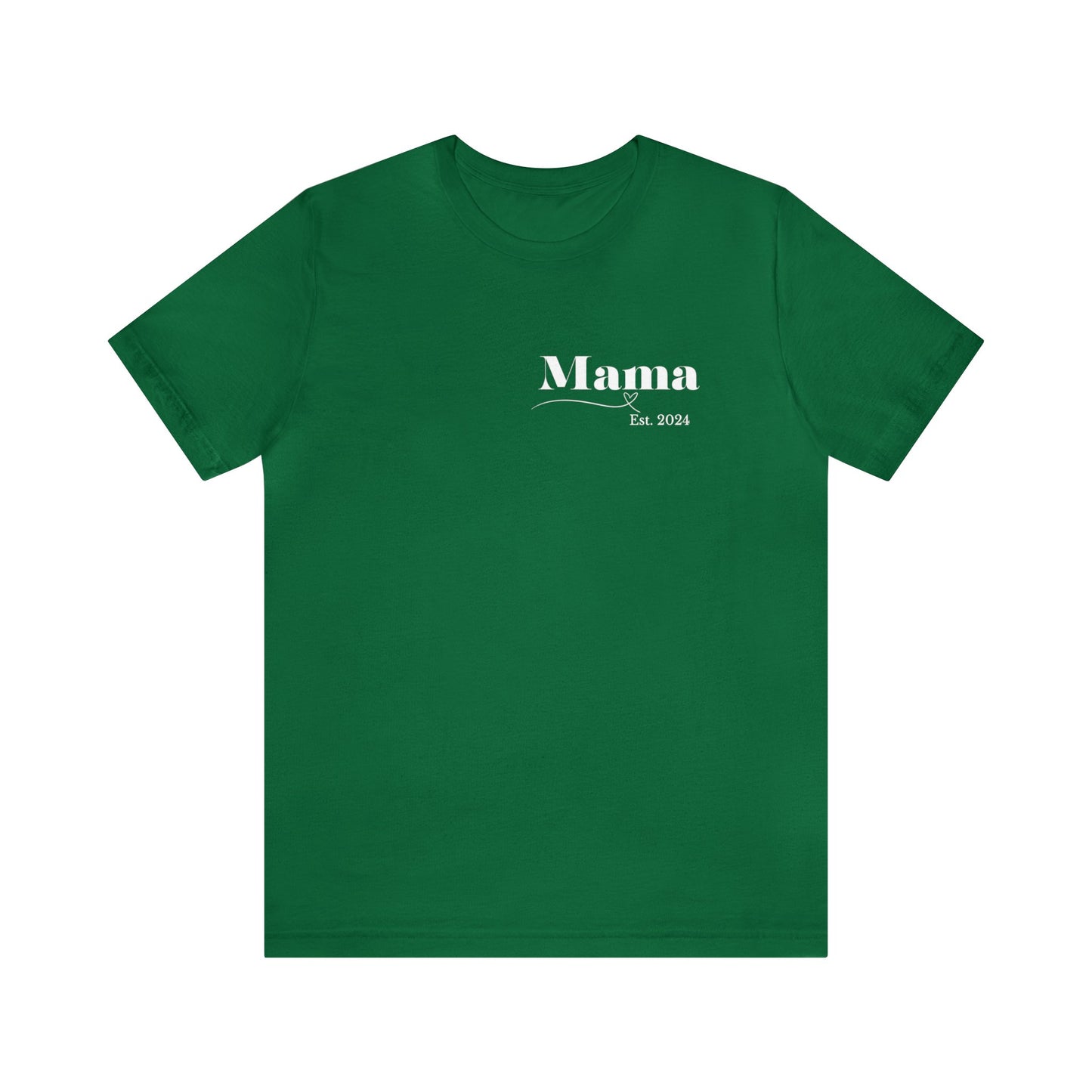Mama shirt mama date shirt pregnancy reveal shirt new mom shirt Christmas gift for her gift for him bridal shower gift