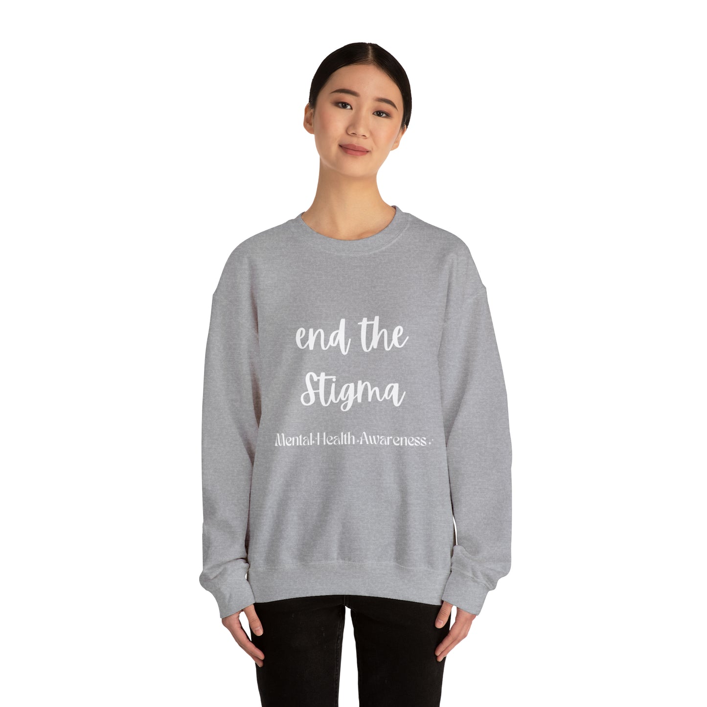 End the stigma sweatshirt mental awareness sweatshirt self care sweater anxiety sweatshirt psychologist tee Motivational shirt