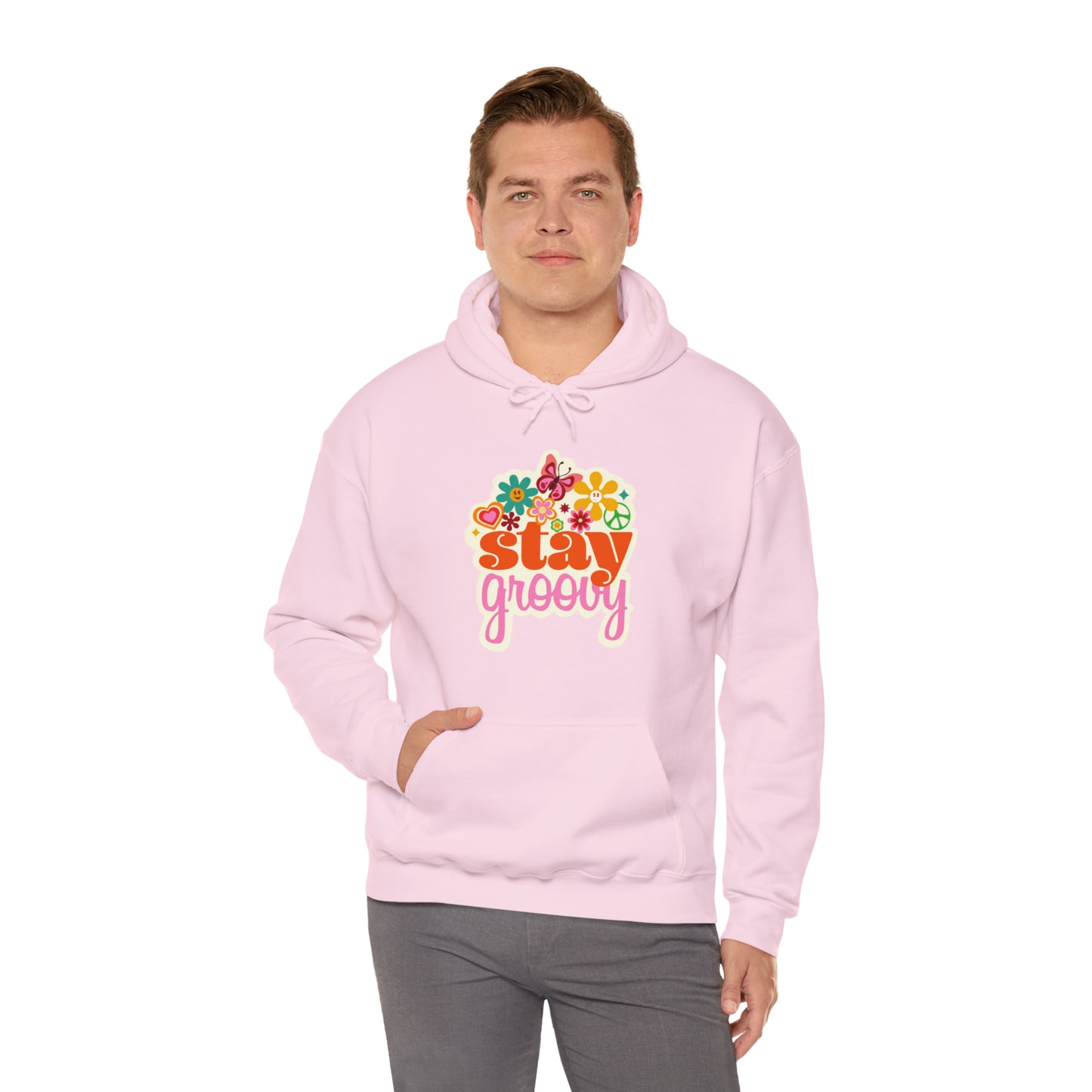 Stay Groovy Hoodie, Hippie Hoodie, good vibes hoodie, Fun Summer shirt, Birthday gift for her, Galantine gift for her,best friend gift, vac
