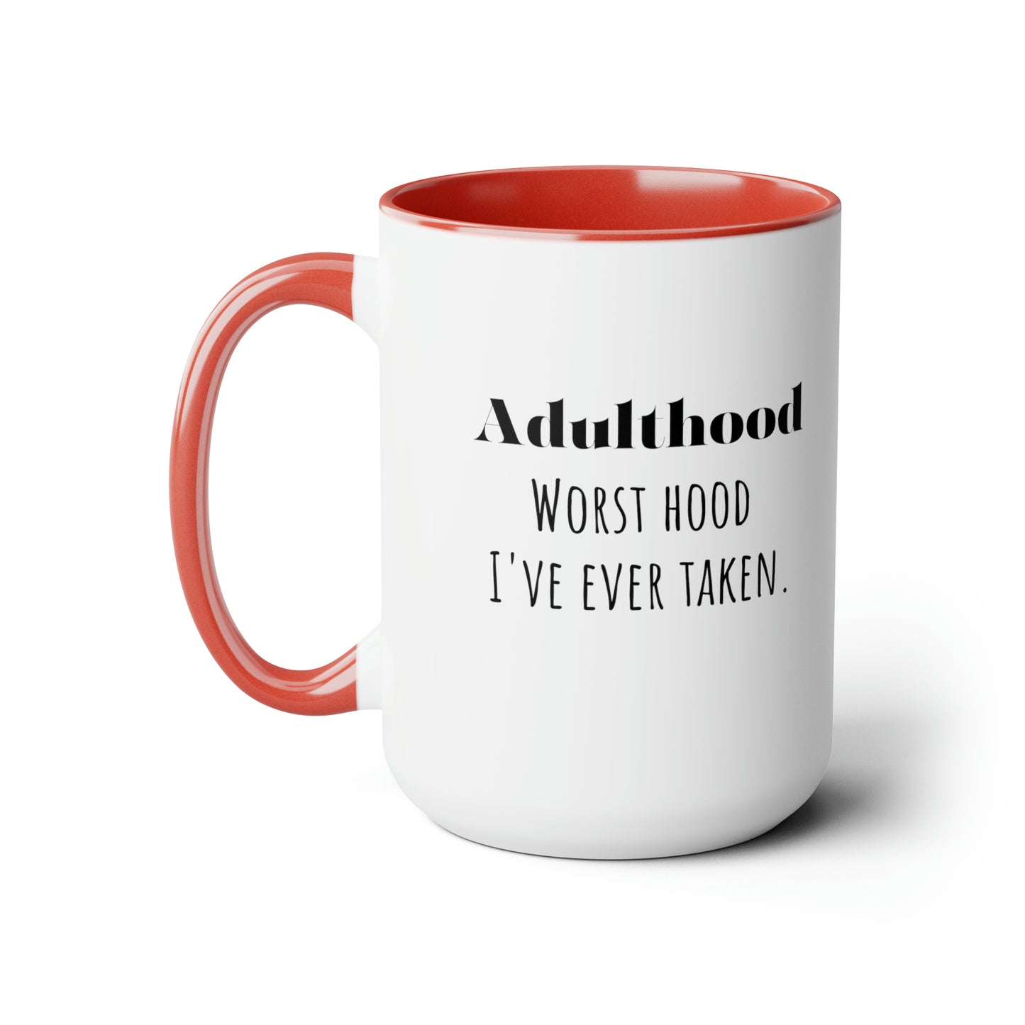 Adulting mug funny adulthood mug bestie gift Valentine's Day gift for her mug custom message gift gift for him Coffee Mug Coffee tea